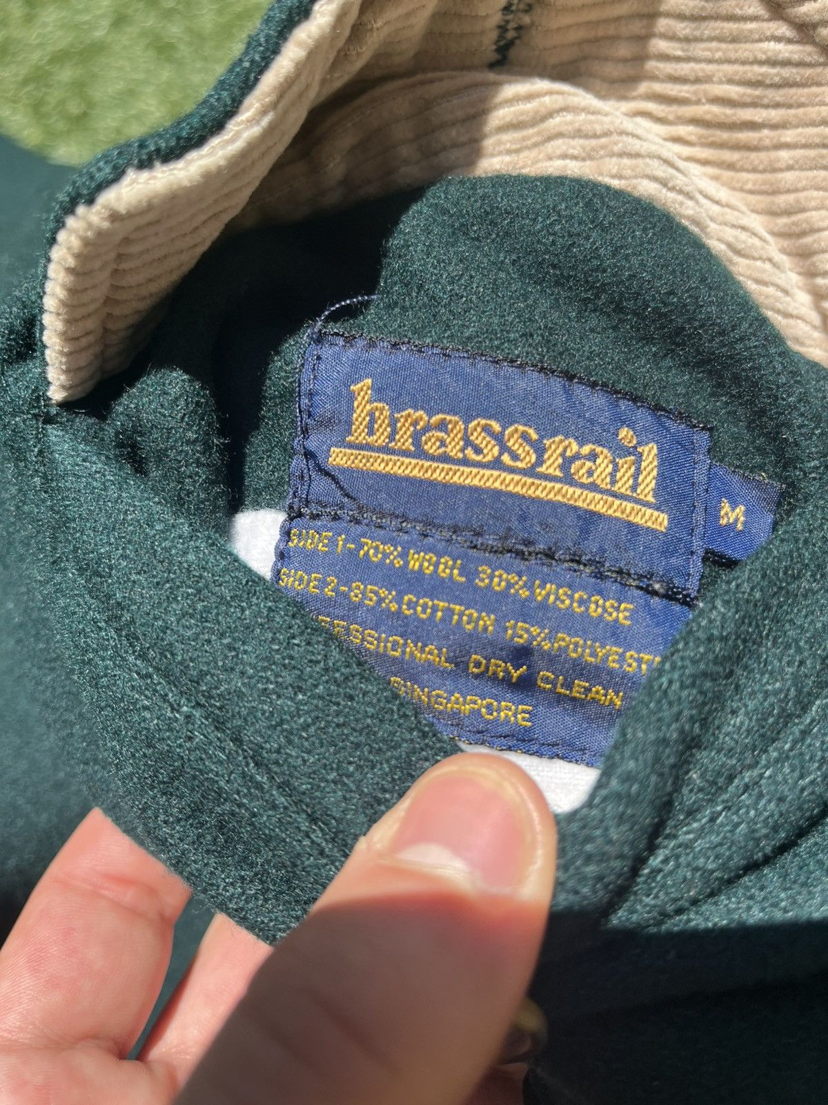 Vintage VTG 90’s Reversible Green / Tan Bomber Jacket Size US M / EU 48-50 / 2 - 6 Thumbnail