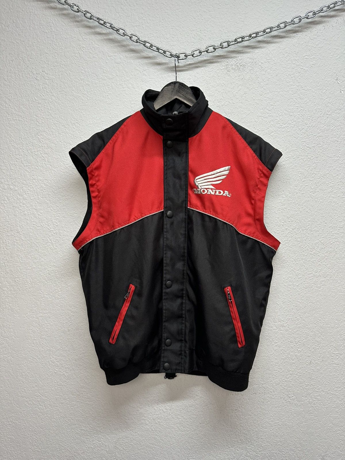 Honda Vintage Honda Racing Jacket Embroidered Big Logo Y2K Formula Size US L / EU 52-54 / 3 - 13 Thumbnail