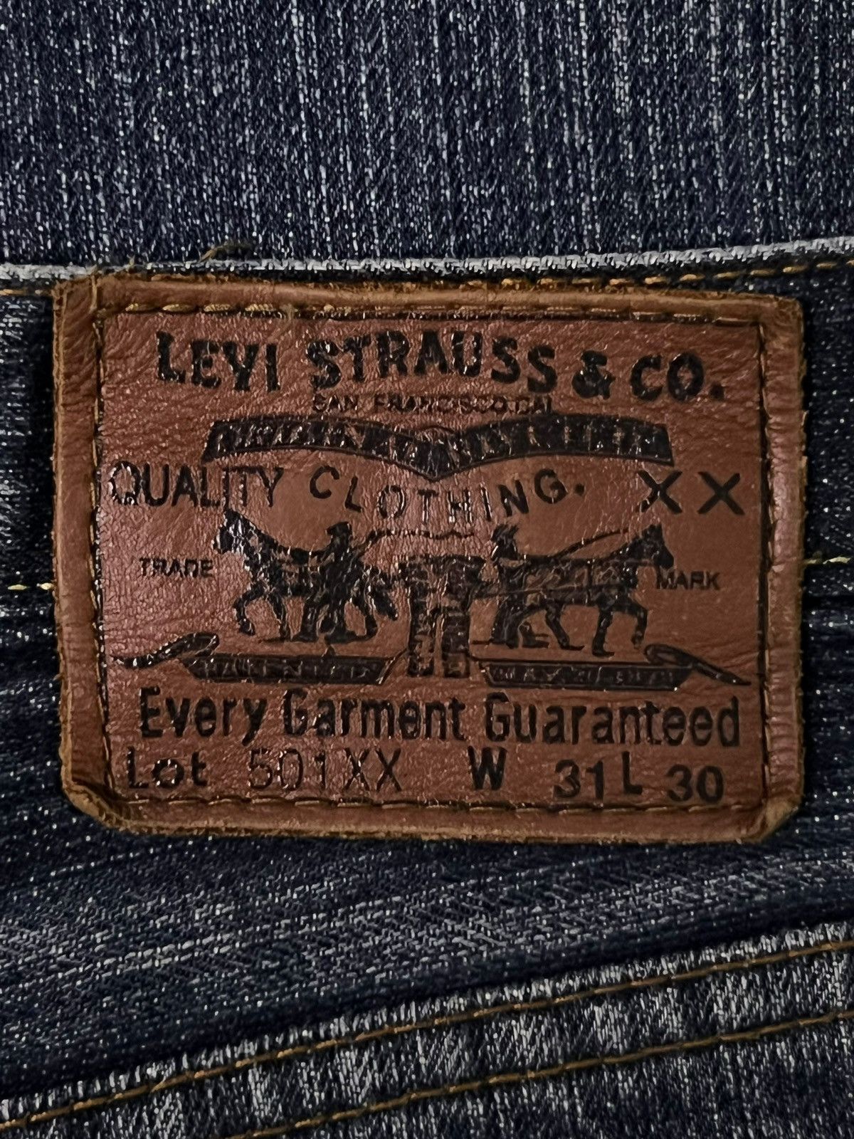 Levi's Vintage Clothing Vintage 90s “Levi’s 501XX Made in USA Vintage Reissue” Size US 31 - 16 Thumbnail