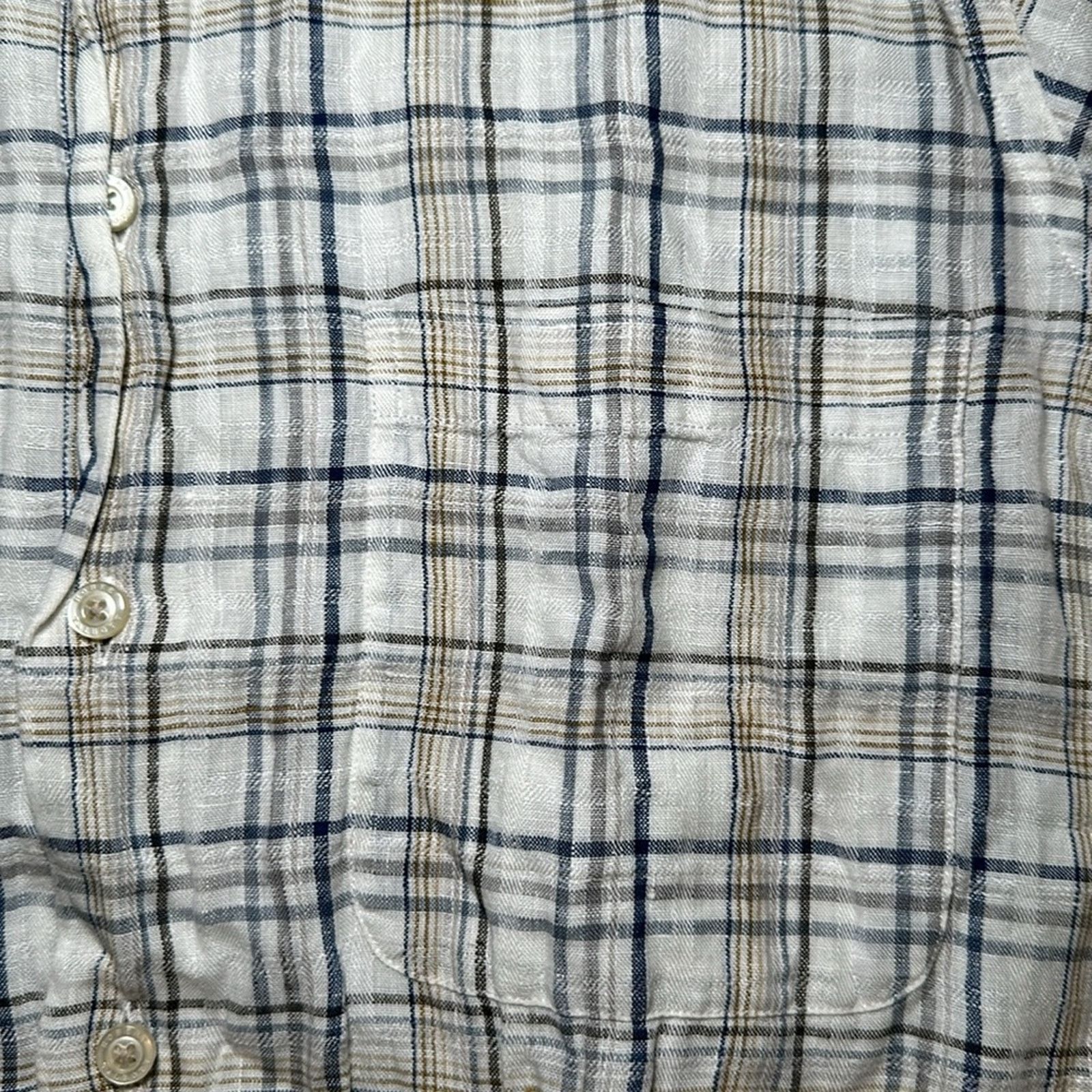 Robert Talbott Robert Talbott Trim Fit Linen Long Sleeve - Large Size US L / EU 52-54 / 3 - 6 Thumbnail
