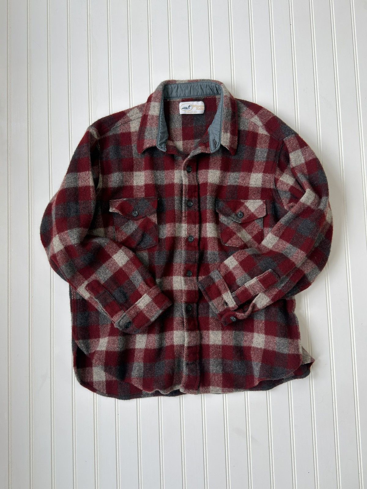Other Winona Knits Men’s Wool Button Up Flannel Shirt Jacket XXL Size US XXL / EU 58 / 5 - 1 Thumbnail