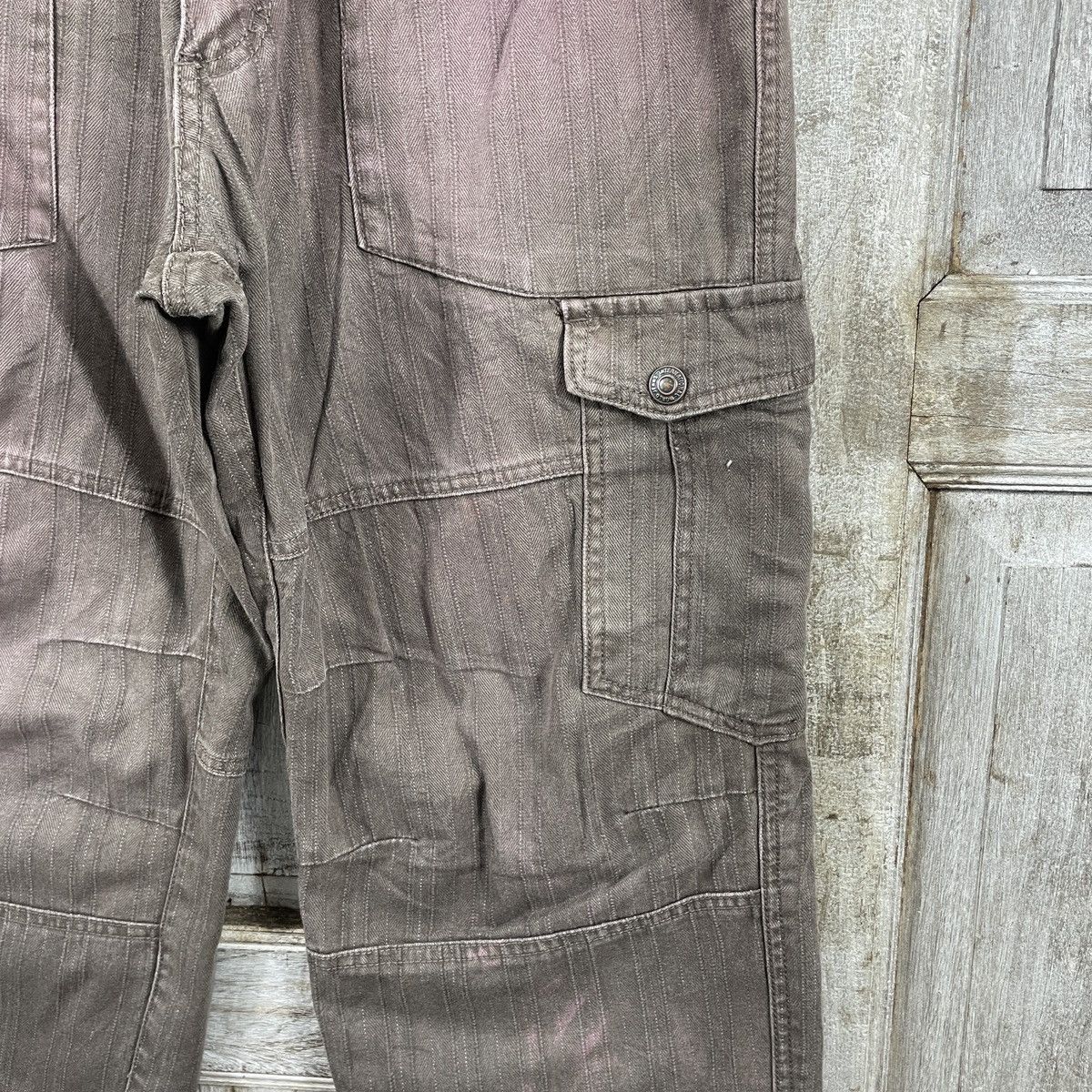 Japanese Brand × Vintage Vintage Japanese Brand Faded Cargo Pants Size US 30 / EU 46 - 5 Thumbnail