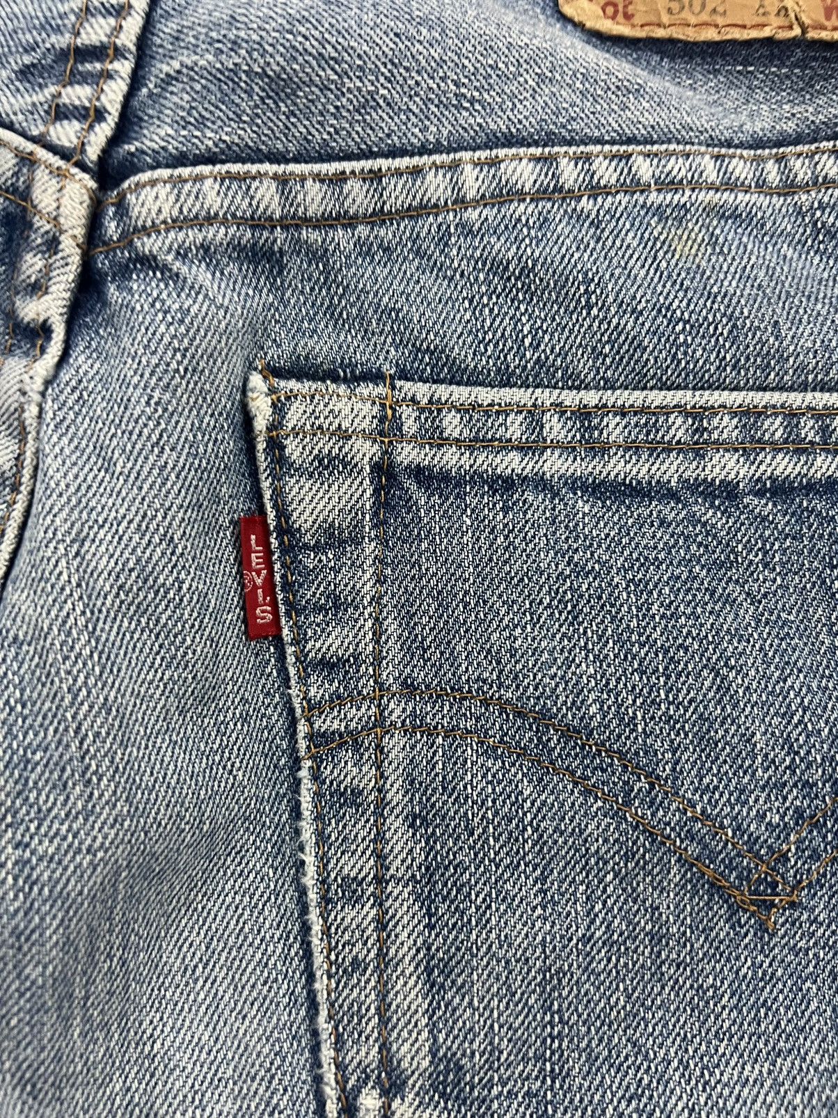 Levi's Vintage 90’s Levis 502XX Big E Jeans Denim Size US 28 / EU 44 - 15 Thumbnail