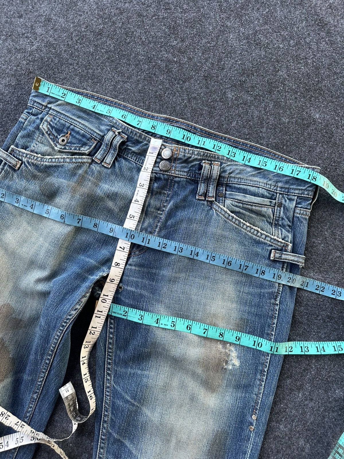 Dolce & Gabbana Dolce Gabbana Distressed Rusty Denim W35 D174 Size US 35 - 8 Thumbnail