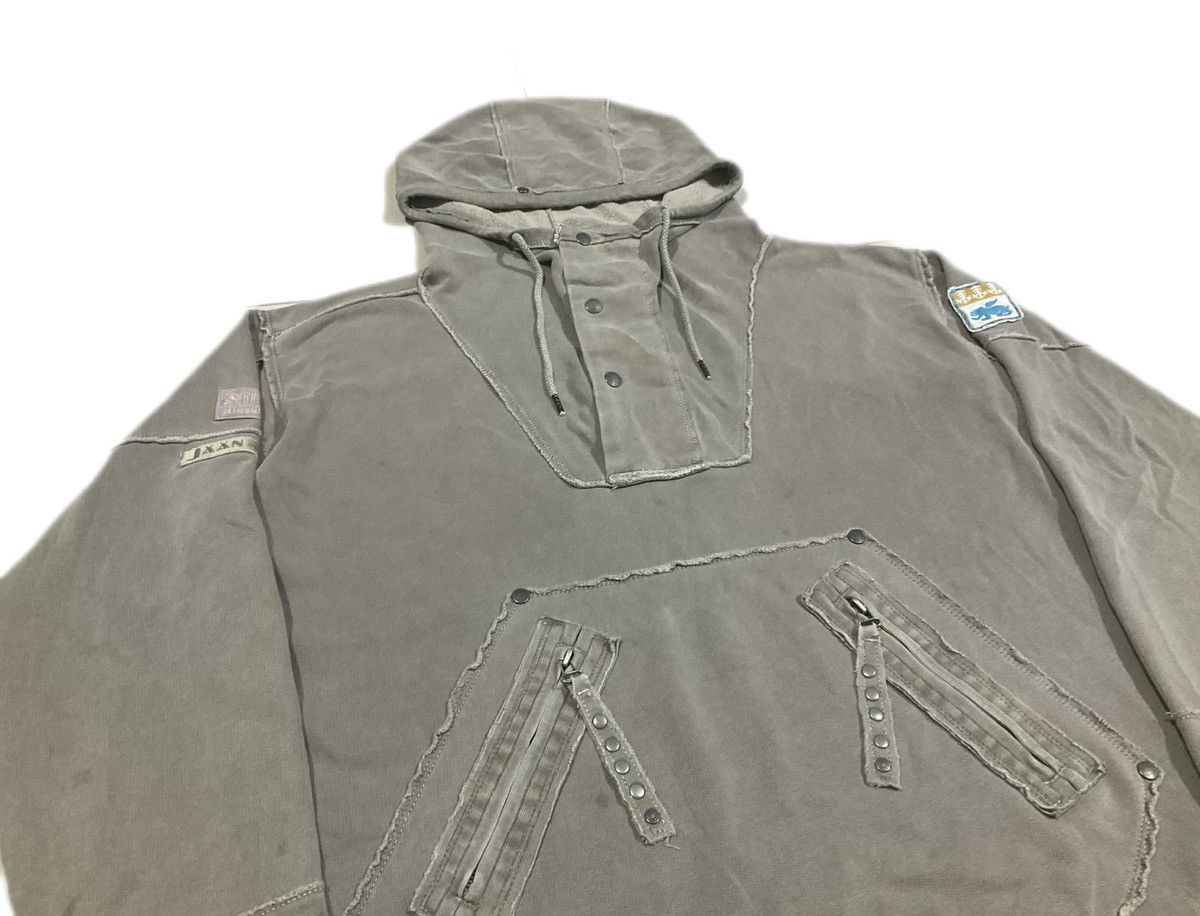 Diesel 🔥Sick Y2K Diesel Frayed Rivet Anorak Hoodie Size US L / EU 52-54 / 3 - 1 Thumbnail
