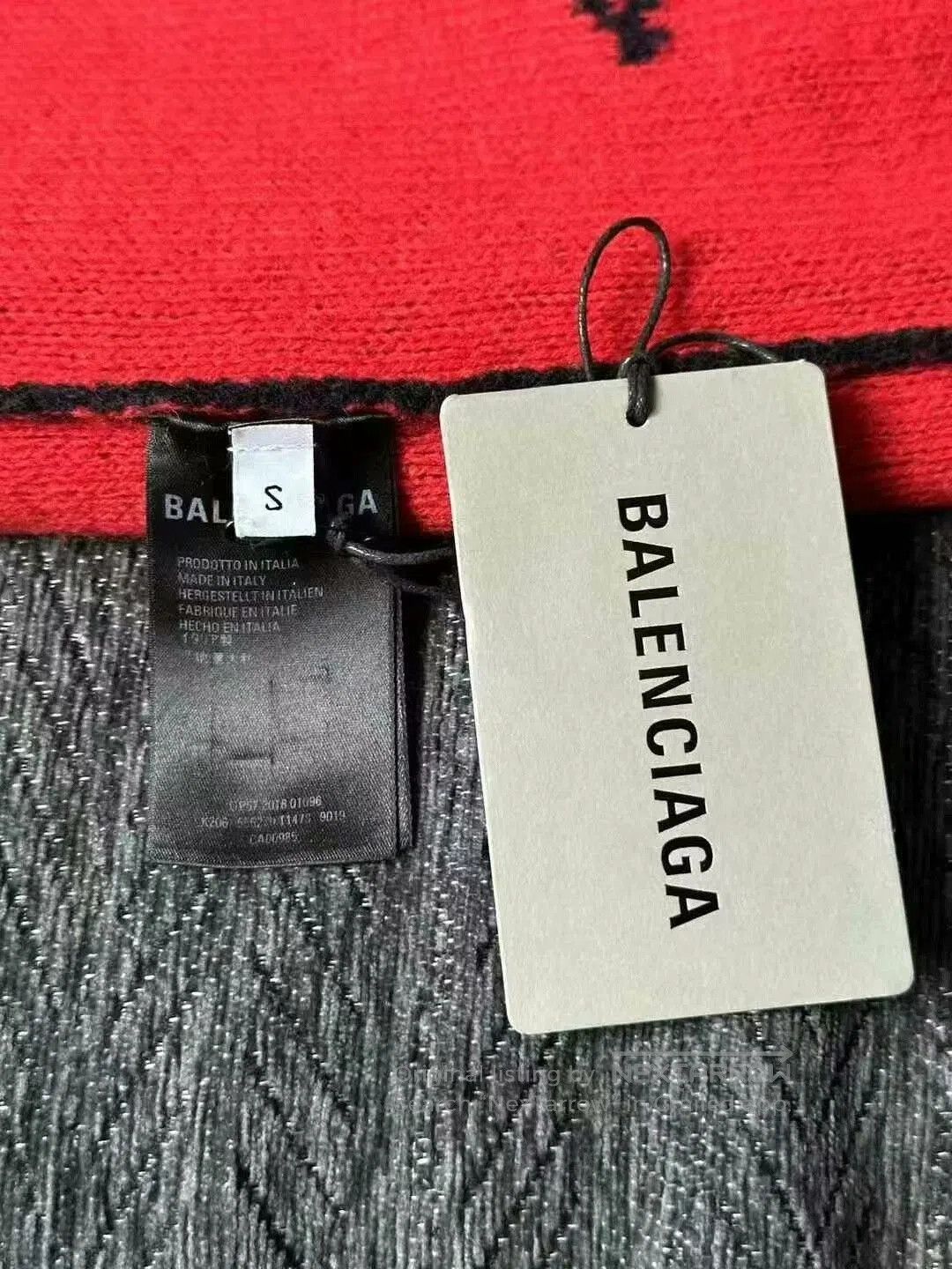 Balenciaga balenciaga black logo knit sweater. Size US S / EU 44-46 / 1 - 4 Thumbnail
