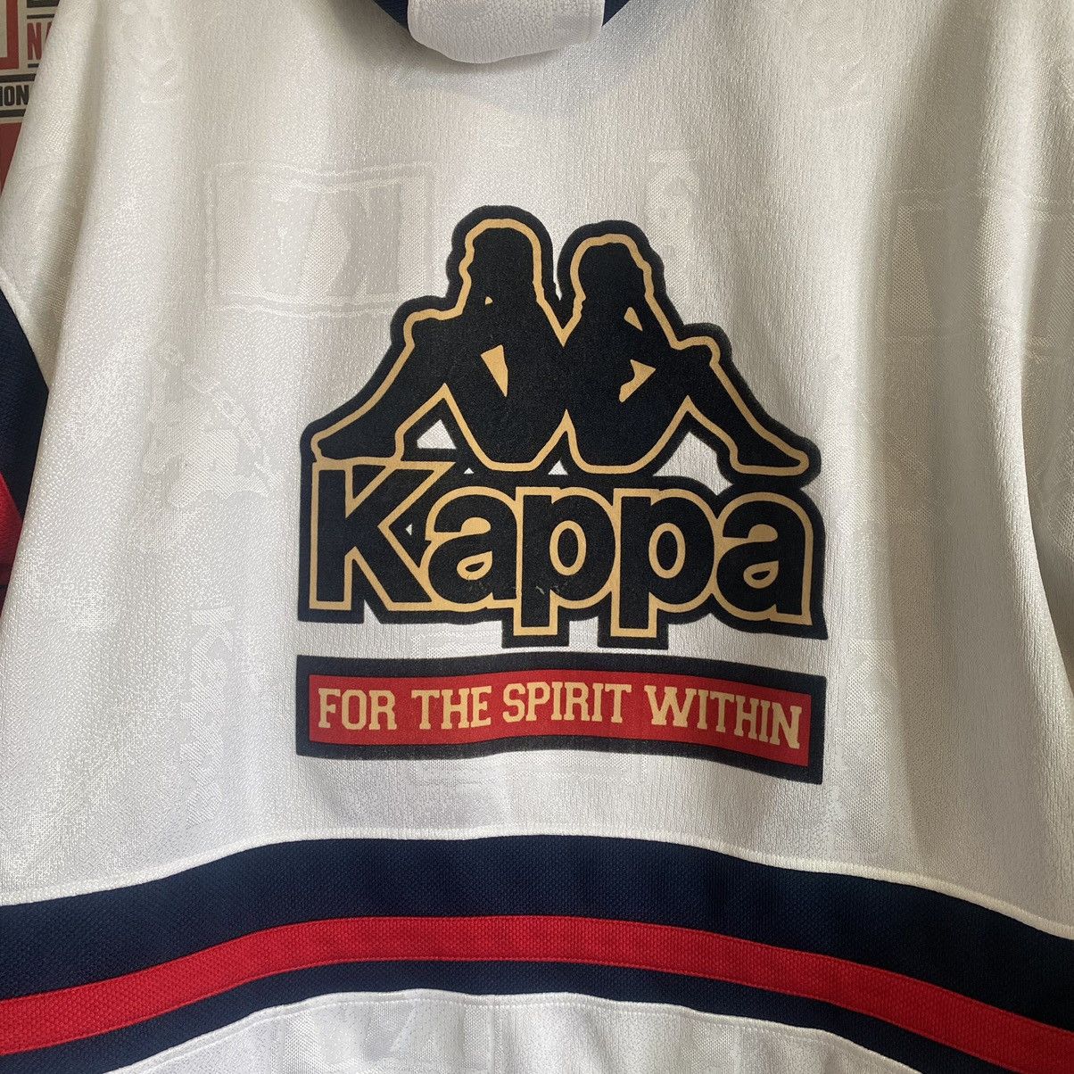 Kappa Vintage Kappa Tri-Colour Hoodie Jacket Size US L / EU 52-54 / 3 - 14 Thumbnail