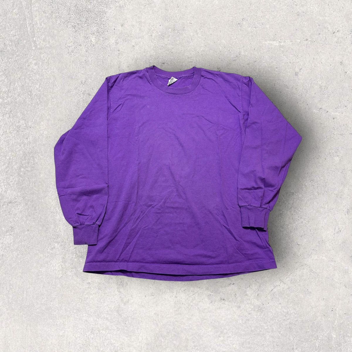 Anvil × Vintage Vintage Anvil long sleeve blank tee Size US XL / EU 56 / 4 - 1 Thumbnail