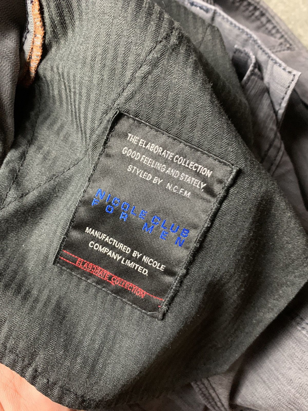 Japanese Brand 2000s Nicole Club For Men Bootcut Cargo Pants Size US 30 / EU 46 - 8 Thumbnail