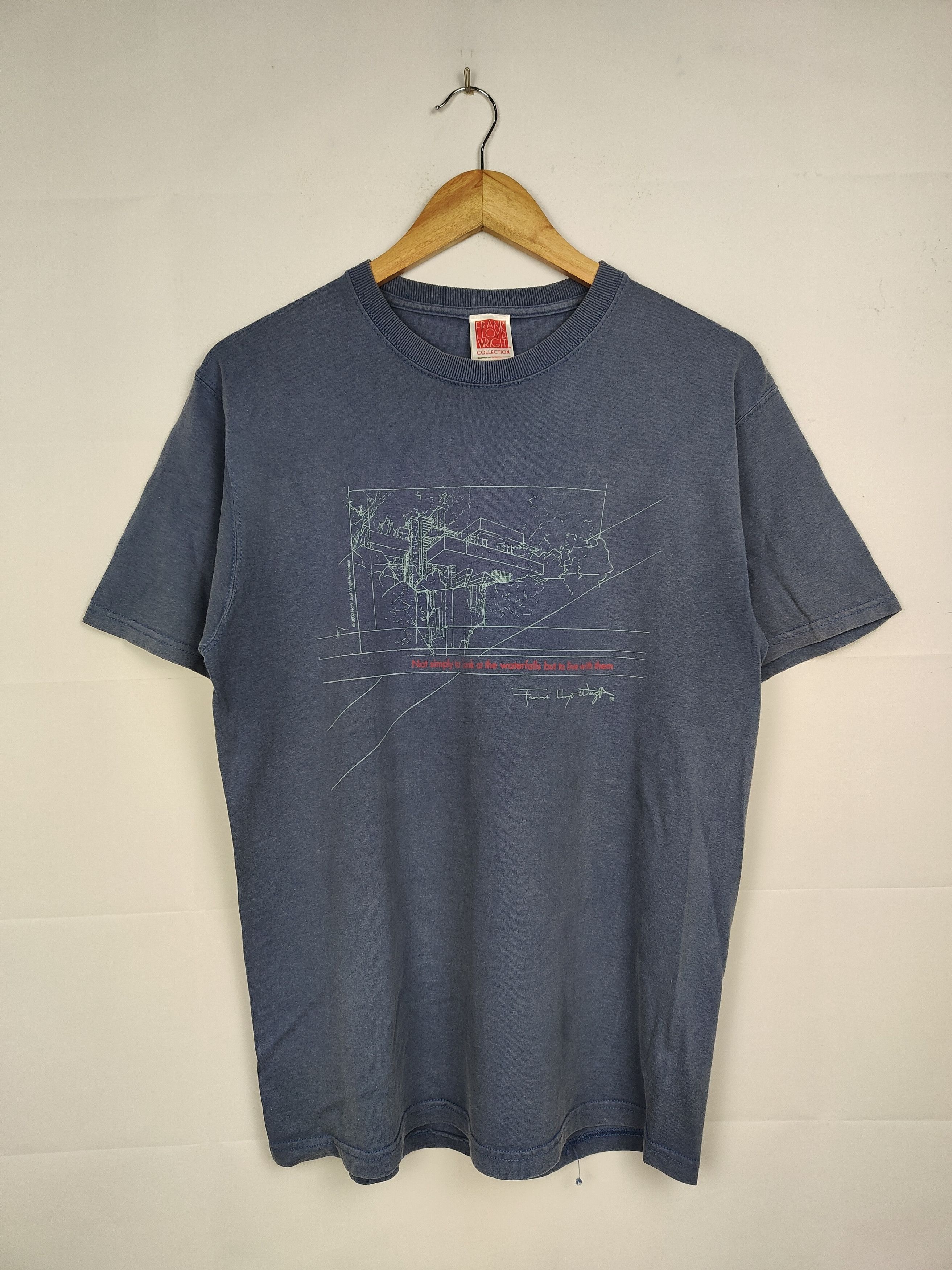 Vintage 90s Frank Lloyd Wright Architectural Art Shirt