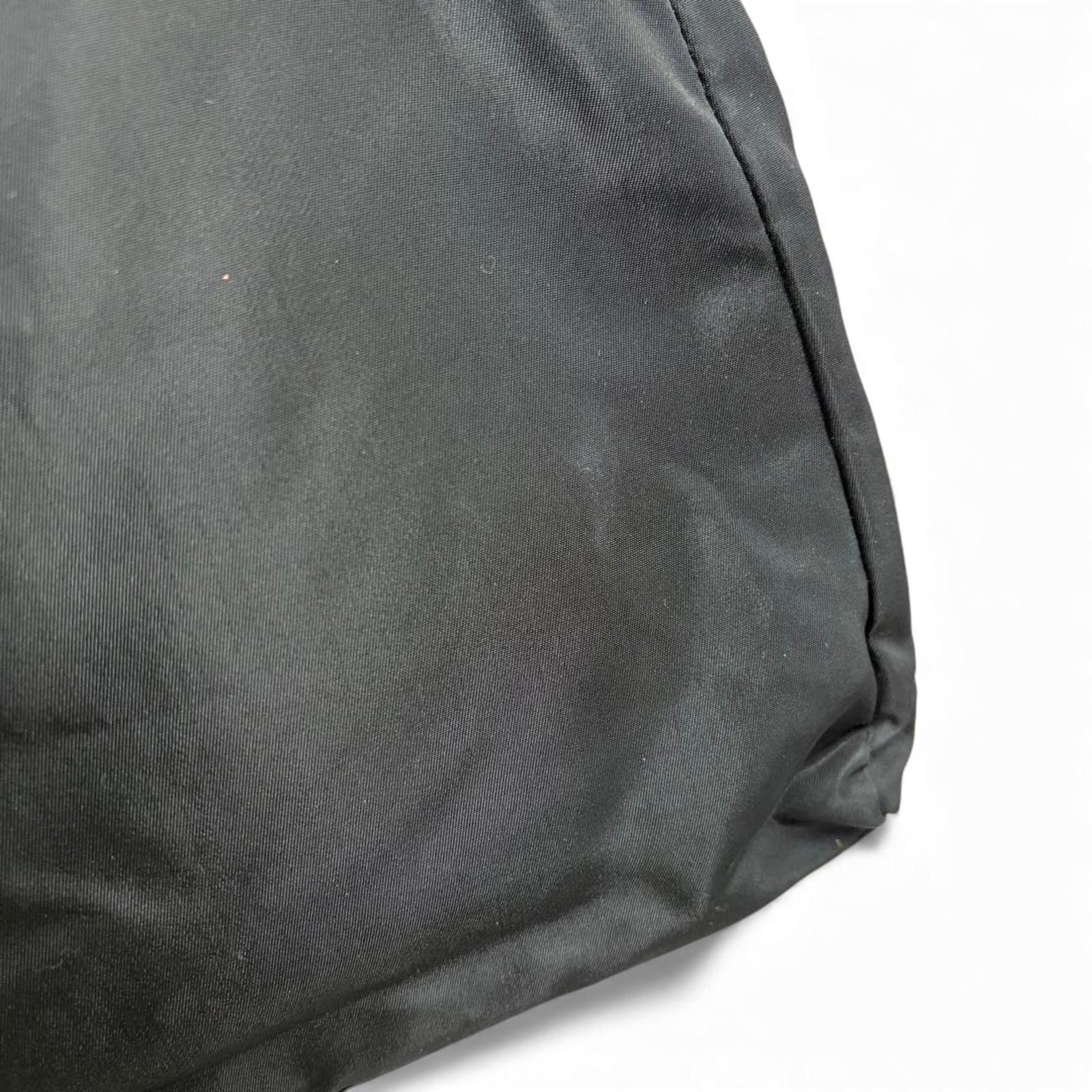Prada Prada - Black Nylon Handbag with Logo Plaque Size ONE SIZE - 6 Thumbnail