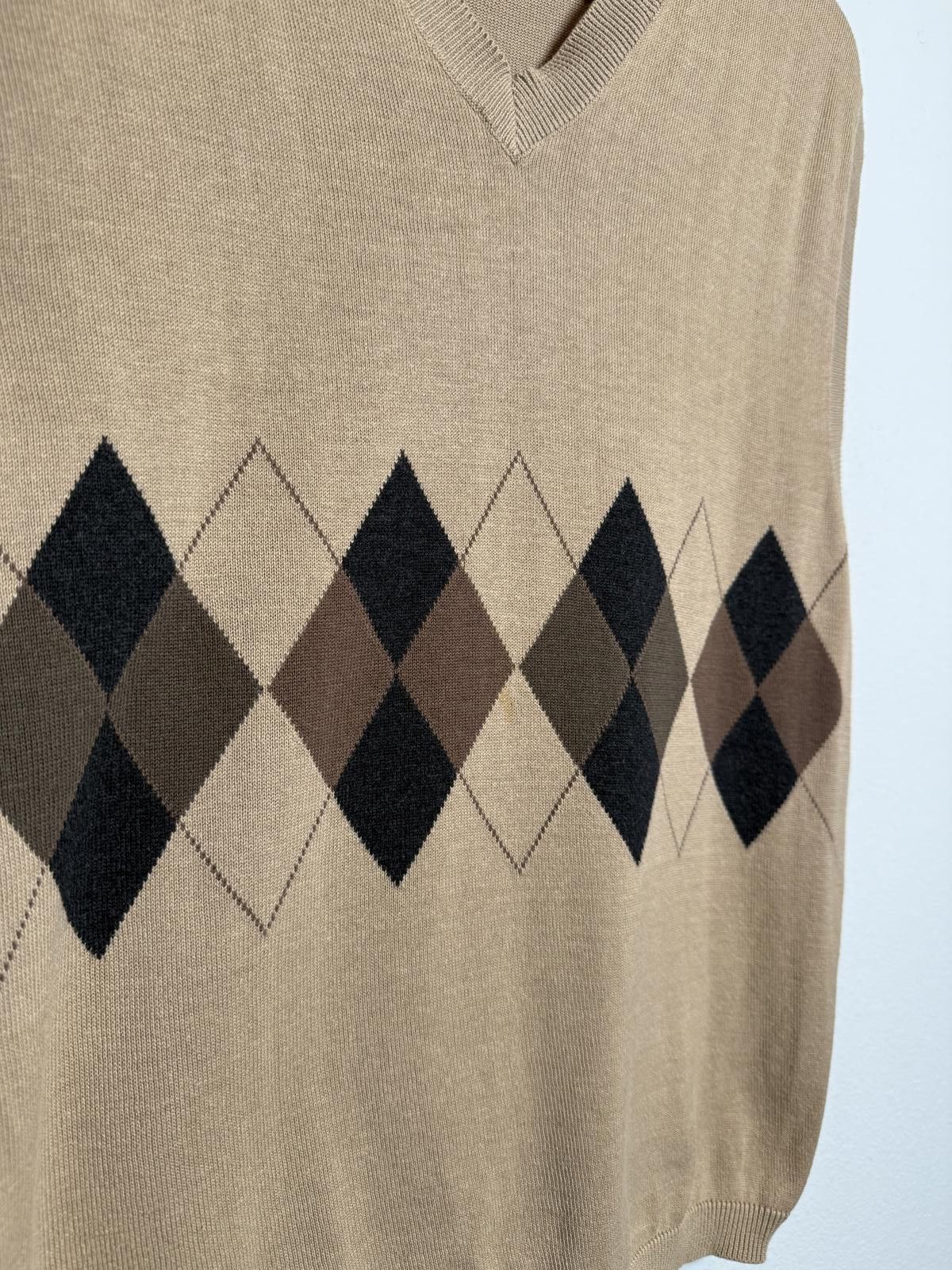 Other Mens Preppy Tan Sweater Vest Size US L / EU 52-54 / 3 - 3 Thumbnail