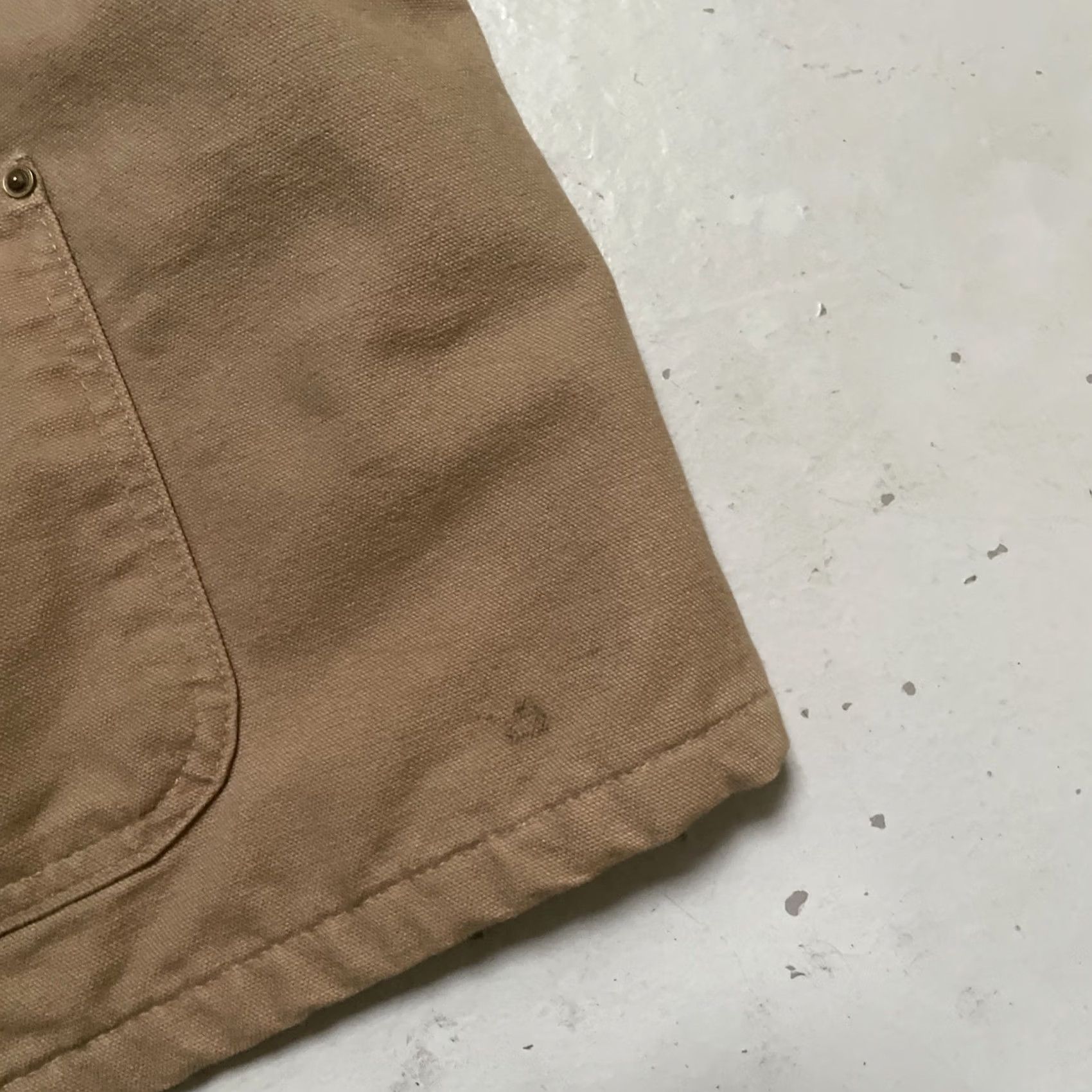 Carhartt VINTAGE Carhartt Jacket Canvas Chore Lined USA XL Unisex Adults Tan 90s Workwear Size US XL / EU 56 / 4 - 7 Thumbnail