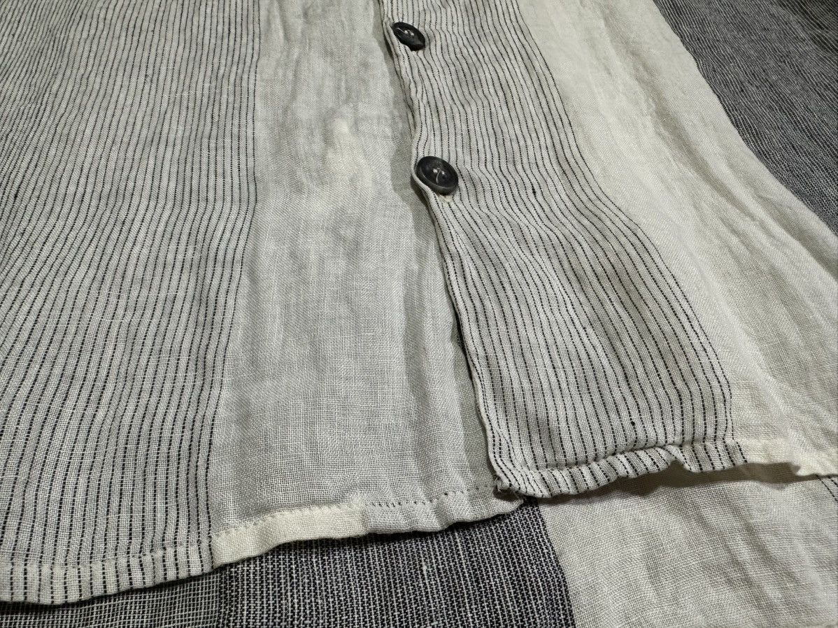 JUN MEN × Japanese Brand × Yohji Yamamoto 🔥Rare Vintage Jun Men Import Linen Shirt Made In Italy Size US M / EU 48-50 / 2 - 5 Thumbnail