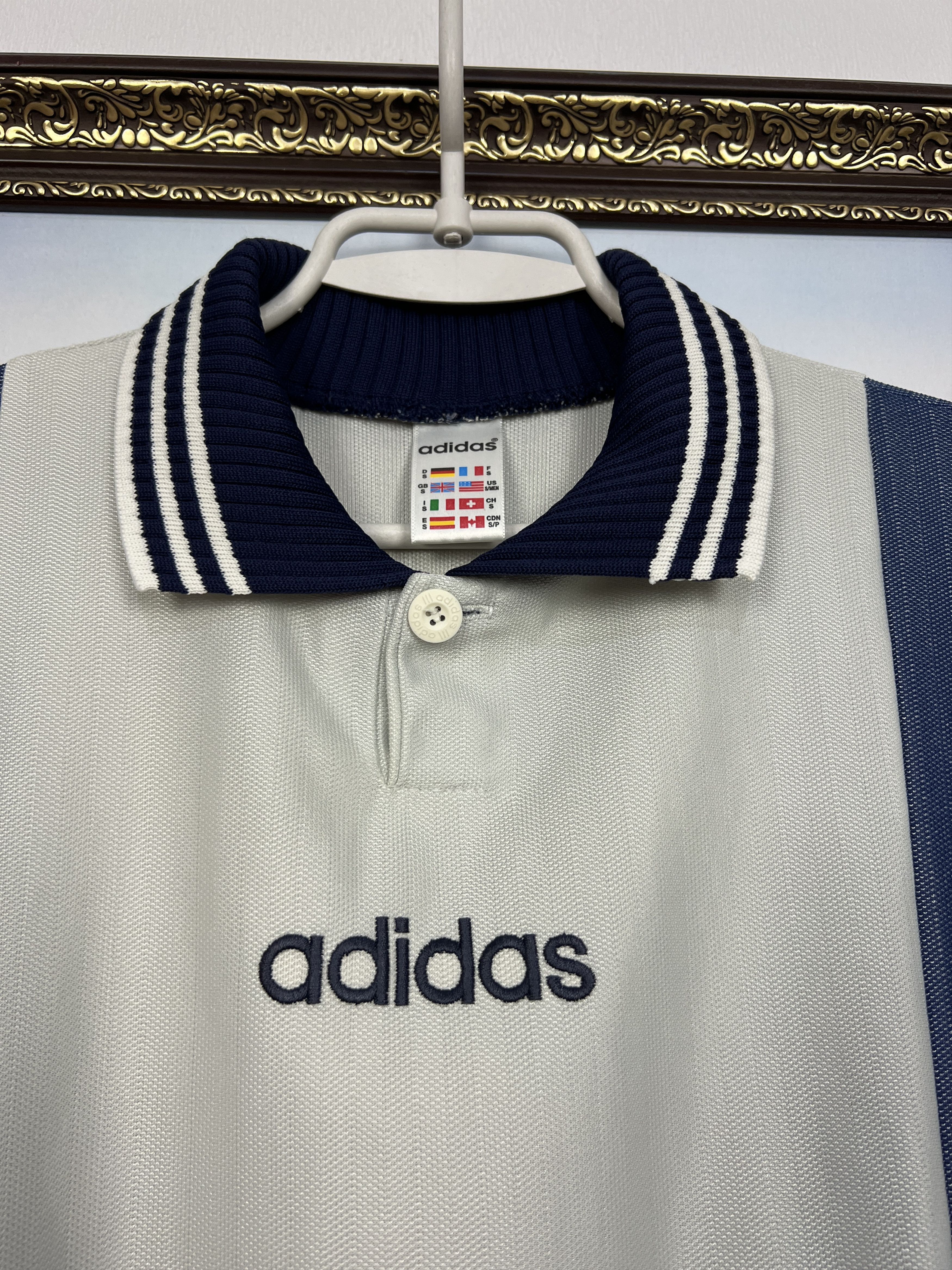 Adidas Vintage 90's Adidas Football Template Shirt Soccer Mens Size US S / EU 44-46 / 1 - 5 Thumbnail