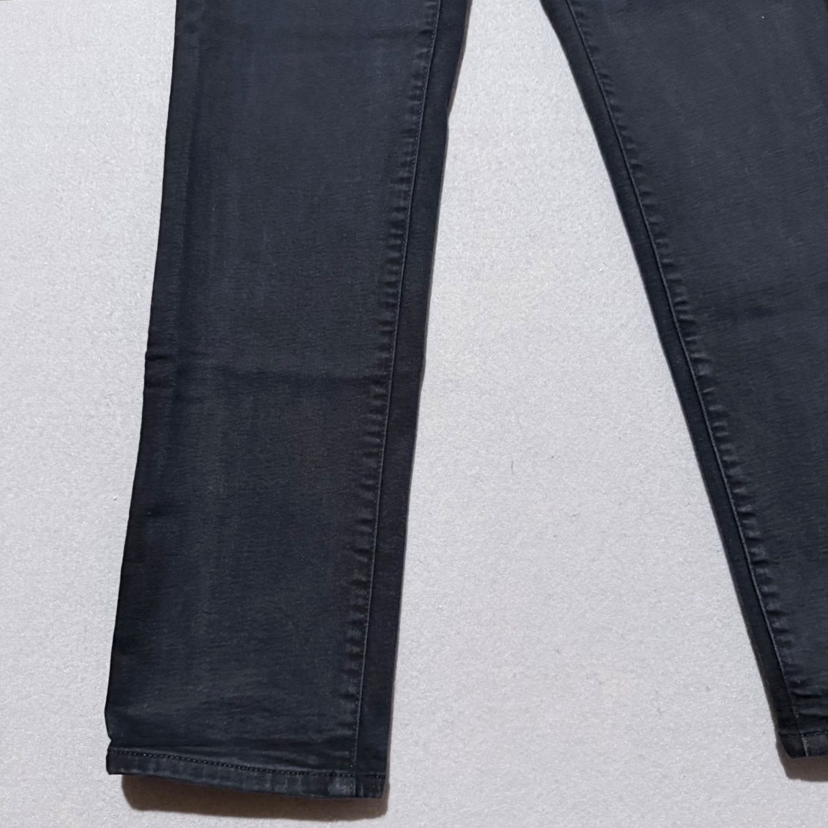 Express Express Jeans Women's Black Denim High Rise Straight Leg Zip Fly 2R Slim 5-Pocket Denim Jeans Size 26" / US 2 / IT 38 - 5 Thumbnail