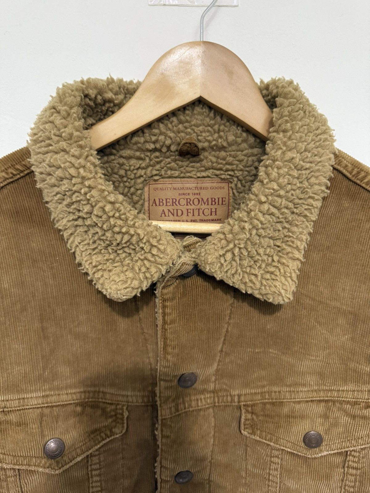 Abercrombie & Fitch Vintage Abercrombie & Fitch Workwear Corduroy Brown Jacket Size US XL / EU 56 / 4 - 3 Thumbnail