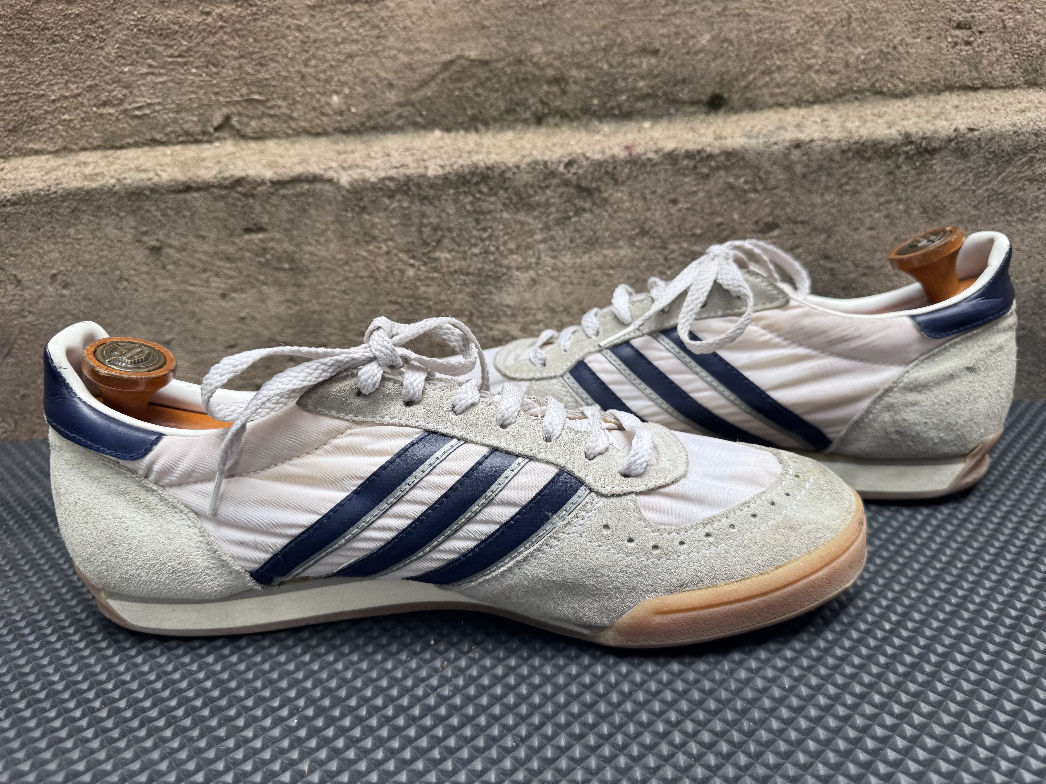 Adidas OG Vtg 70's Adidas Indoor Court Classic Running Trainers Size US 11.5 / EU 44-45 - 9 Thumbnail