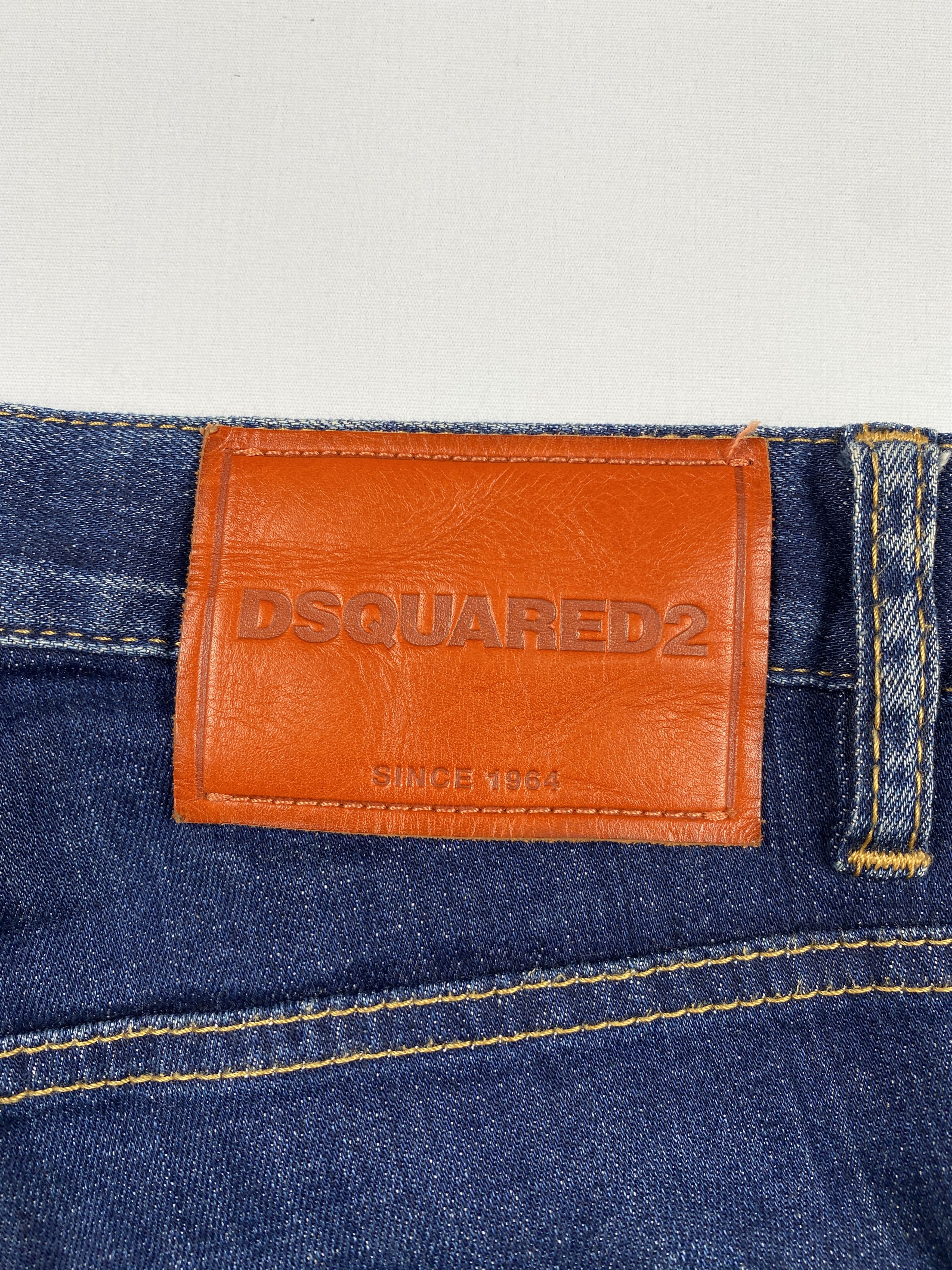 Dsquared2 Embroidered "DAN" Distressed Patch Jeans Size US 30 / EU 46 - 11 Thumbnail