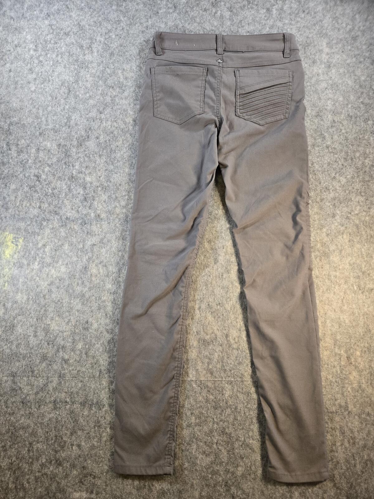 Prana Gorpcore Moto Biker Athleisure Sz4 Skinny Gray Performance Size 27" / US 4 / IT 40 - 7 Thumbnail