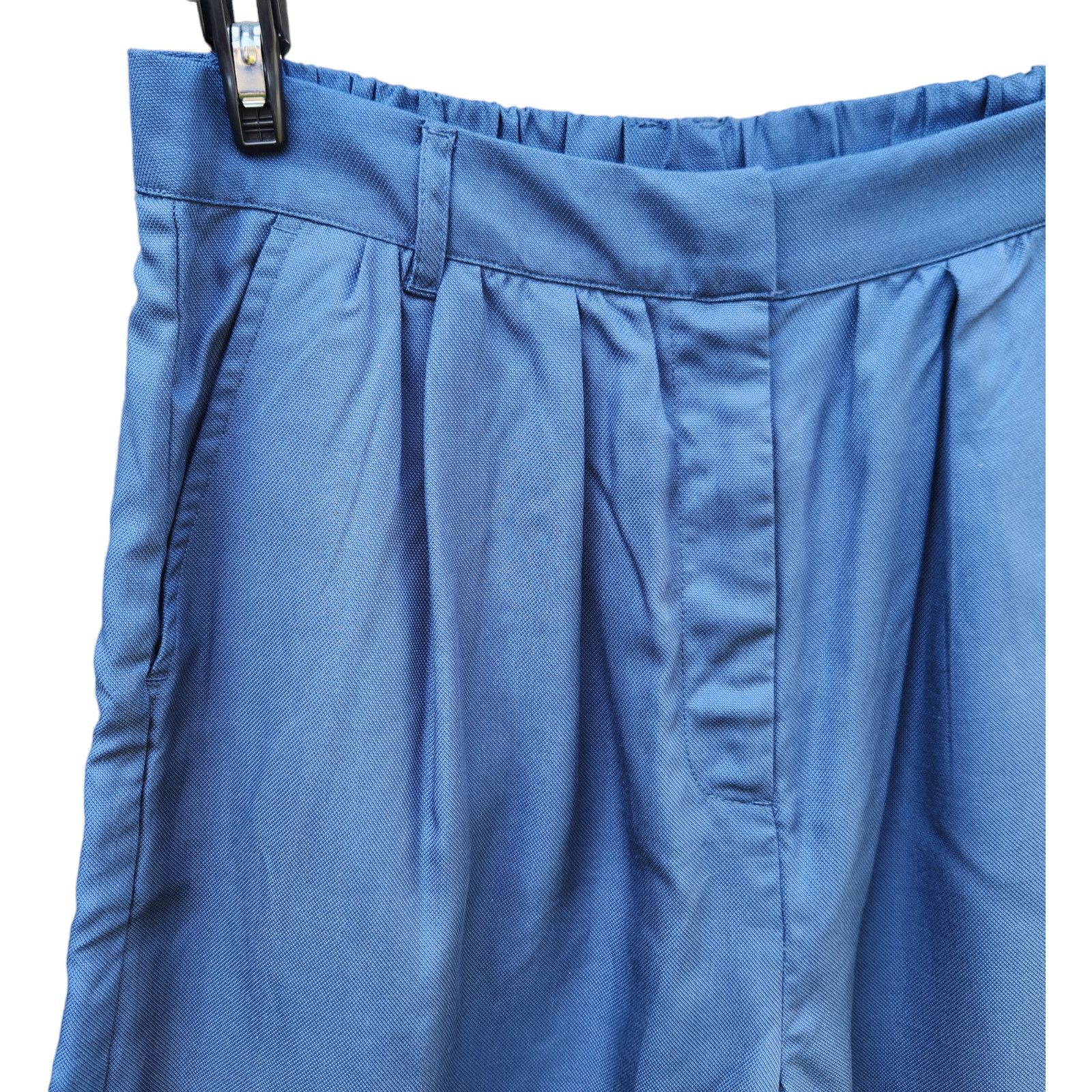Nordstrom Nordstrom Medium Blue Ensign Shorts Elastic Waist Pocket NWT Size 28" / US 6 / IT 42 - 2 Thumbnail