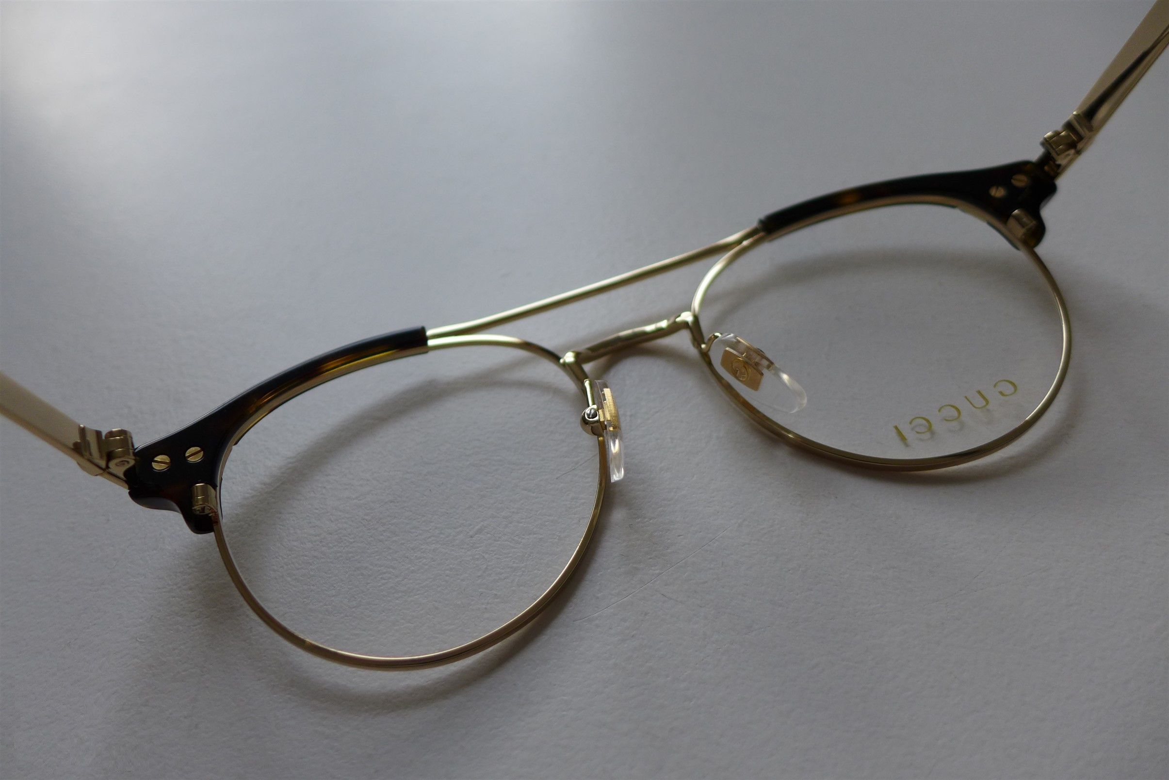 Gucci Gucci GG02890 Optical Glasses - Gold Metal & Havana Acetate. Size ONE SIZE - 9 Thumbnail