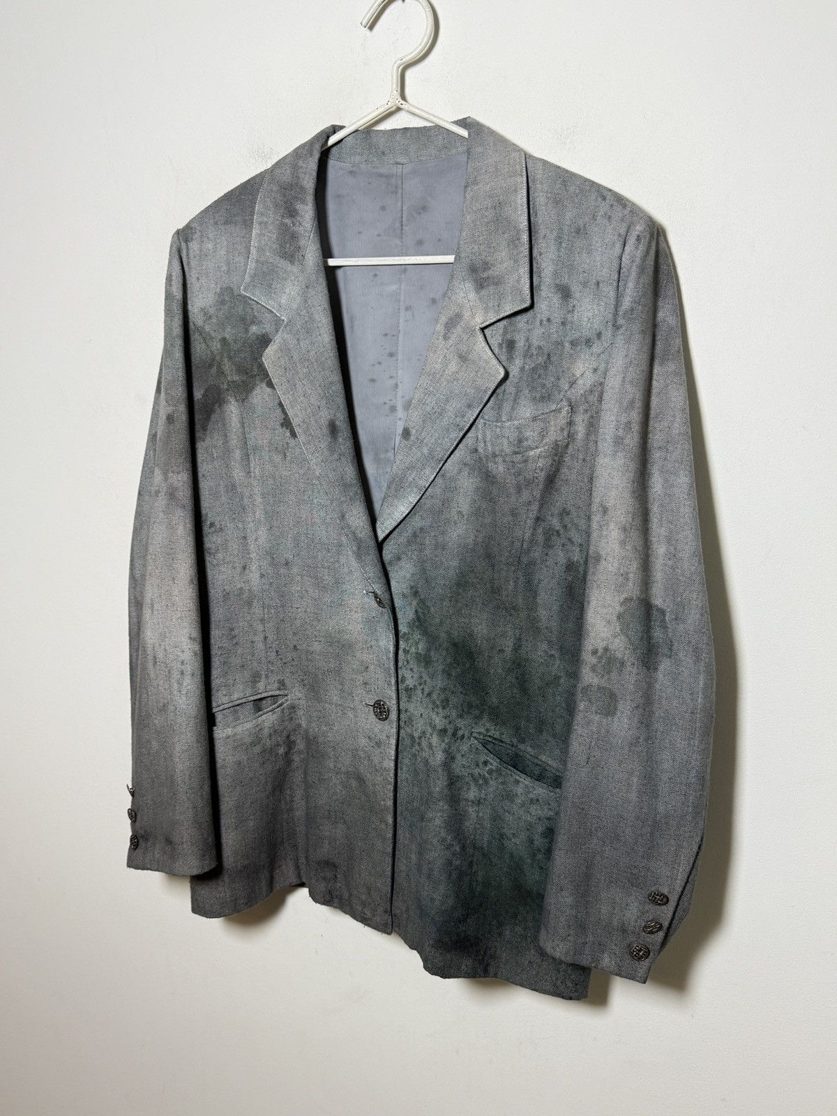 Seditionaries Hand-dyed vintage grey blazer margiela raf rick Size US S / EU 44-46 / 1 - 3 Thumbnail