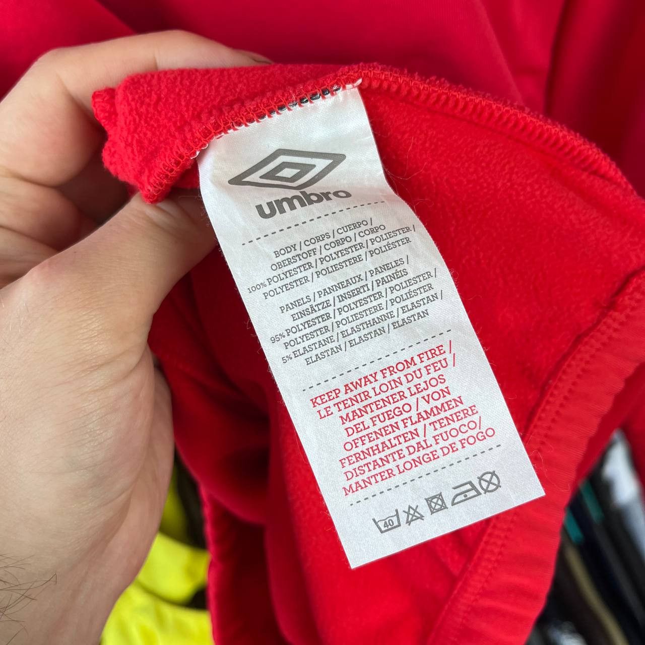 Other Umbro England 2009/2010 Football Soccer Zip Drill Sweat Top Size US S / EU 44-46 / 1 - 7 Thumbnail