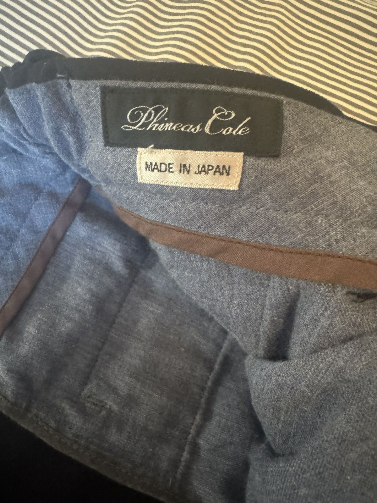 Phineas Cole Black wool pleated trouser Size US 29 - 5 Thumbnail