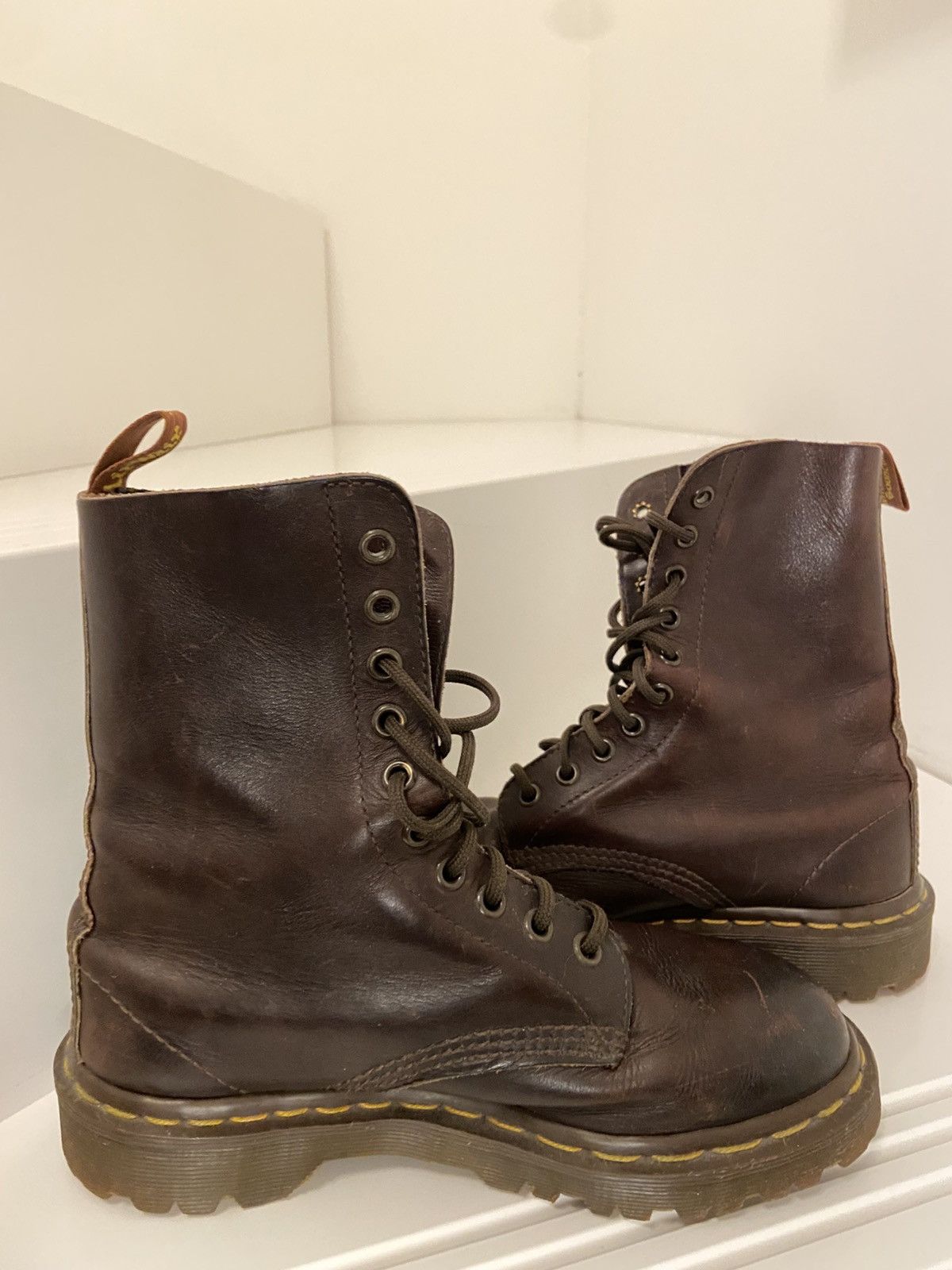 Dr. Martens × Vintage Dr. Martens 1490 10 eye boots Size US 6.5 / IT 36.5 - 6 Thumbnail