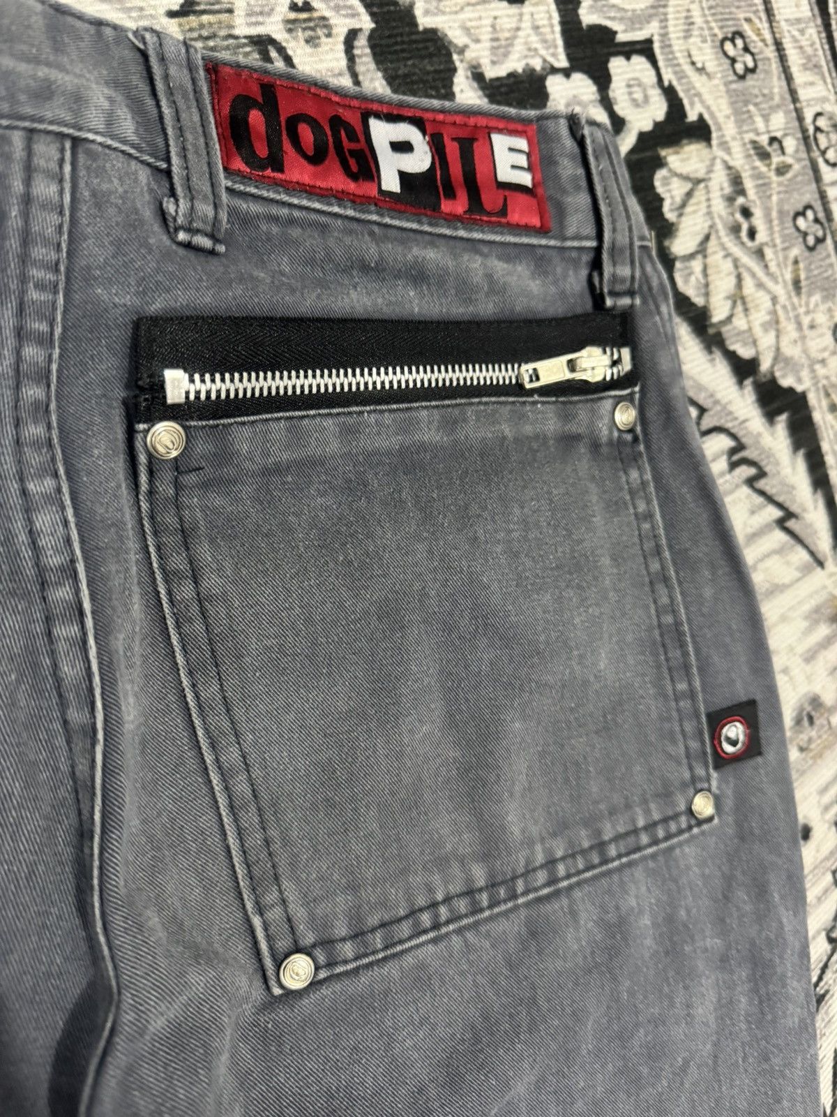 Vintage Vintage Dogpile Skateboards Seditionaries Design Pants Size US 30 / EU 46 - 6 Thumbnail