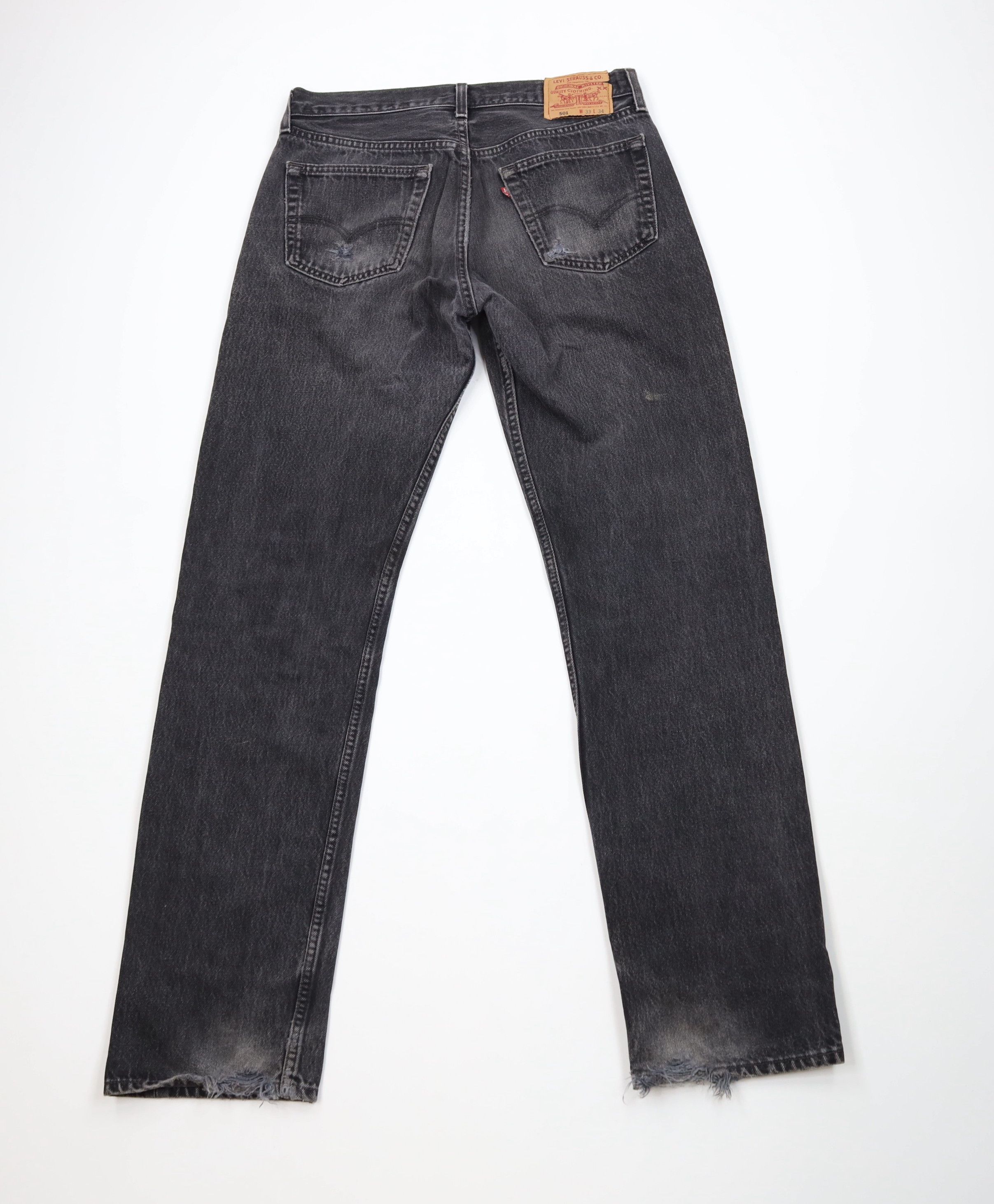 Levi's Vintage 90s Levis 501xx Button Fly Original Fit Jeans USA Size US 33 - 12 Thumbnail