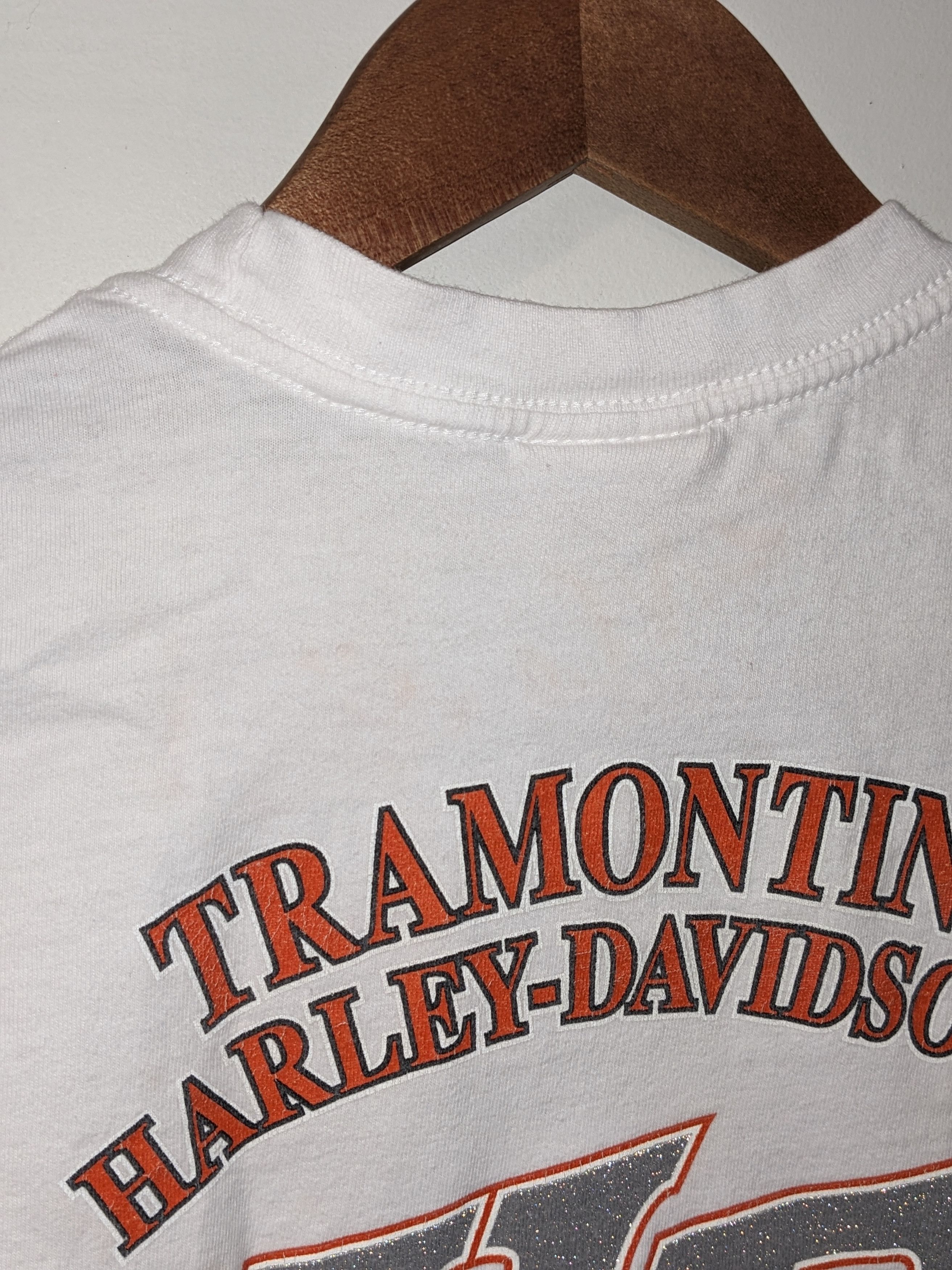 Harley Davidson Vintage 2014 Harley Davidson Motorcycle Logo Skull T-Shirt Size US M / EU 48-50 / 2 - 4 Thumbnail