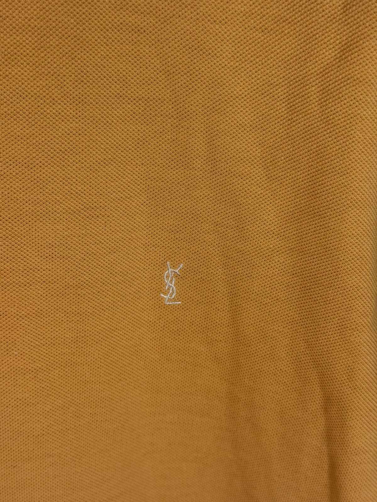 Yves Saint Laurent Peach YSL Polo Shirt Orange YSL Shirt Summer YSL Tee Size US L / EU 52-54 / 3 - 3 Thumbnail