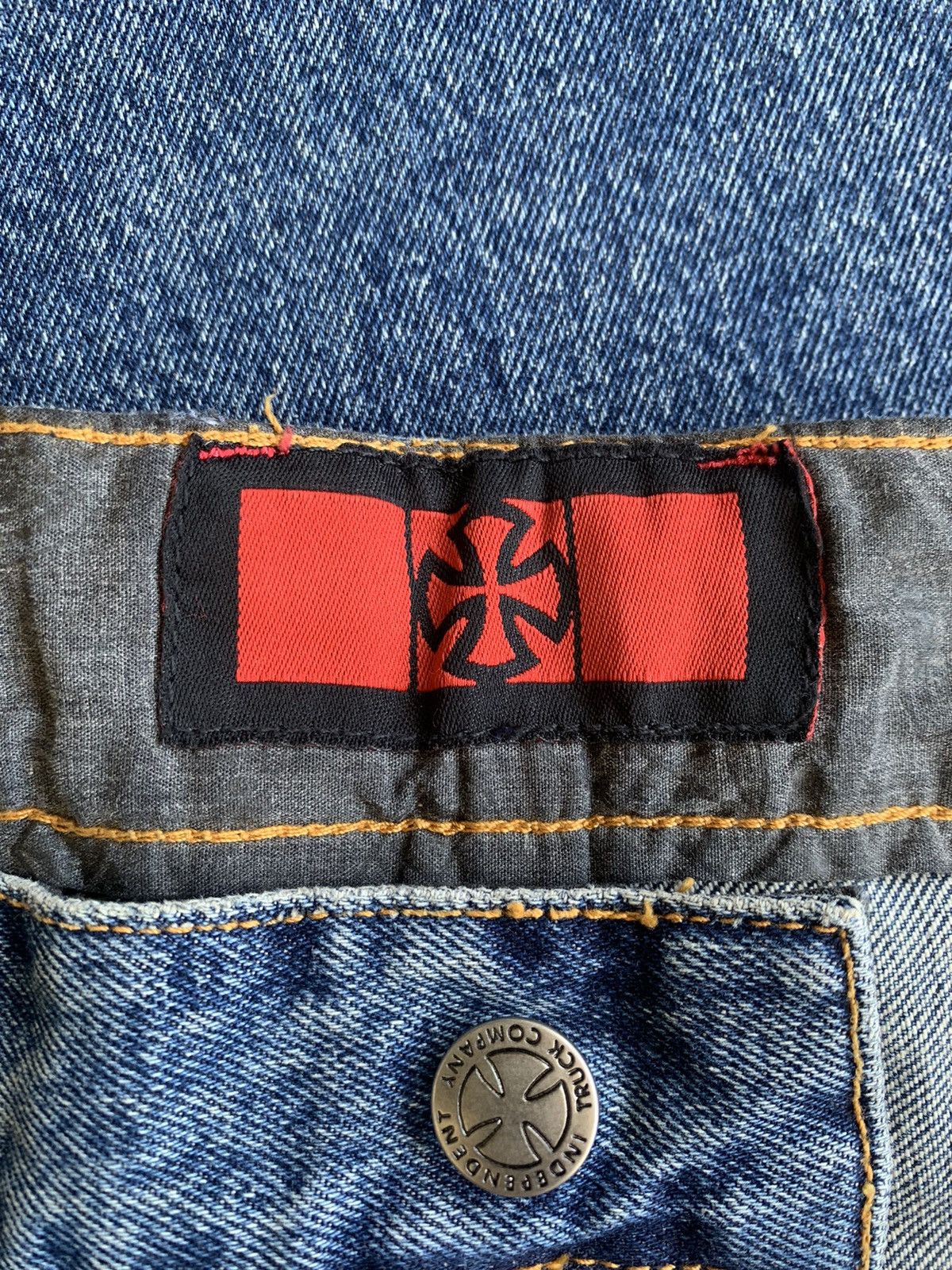 Independent Truck Co. 2000' Independent Denim Pants Size US 34 / EU 50 - 4 Thumbnail