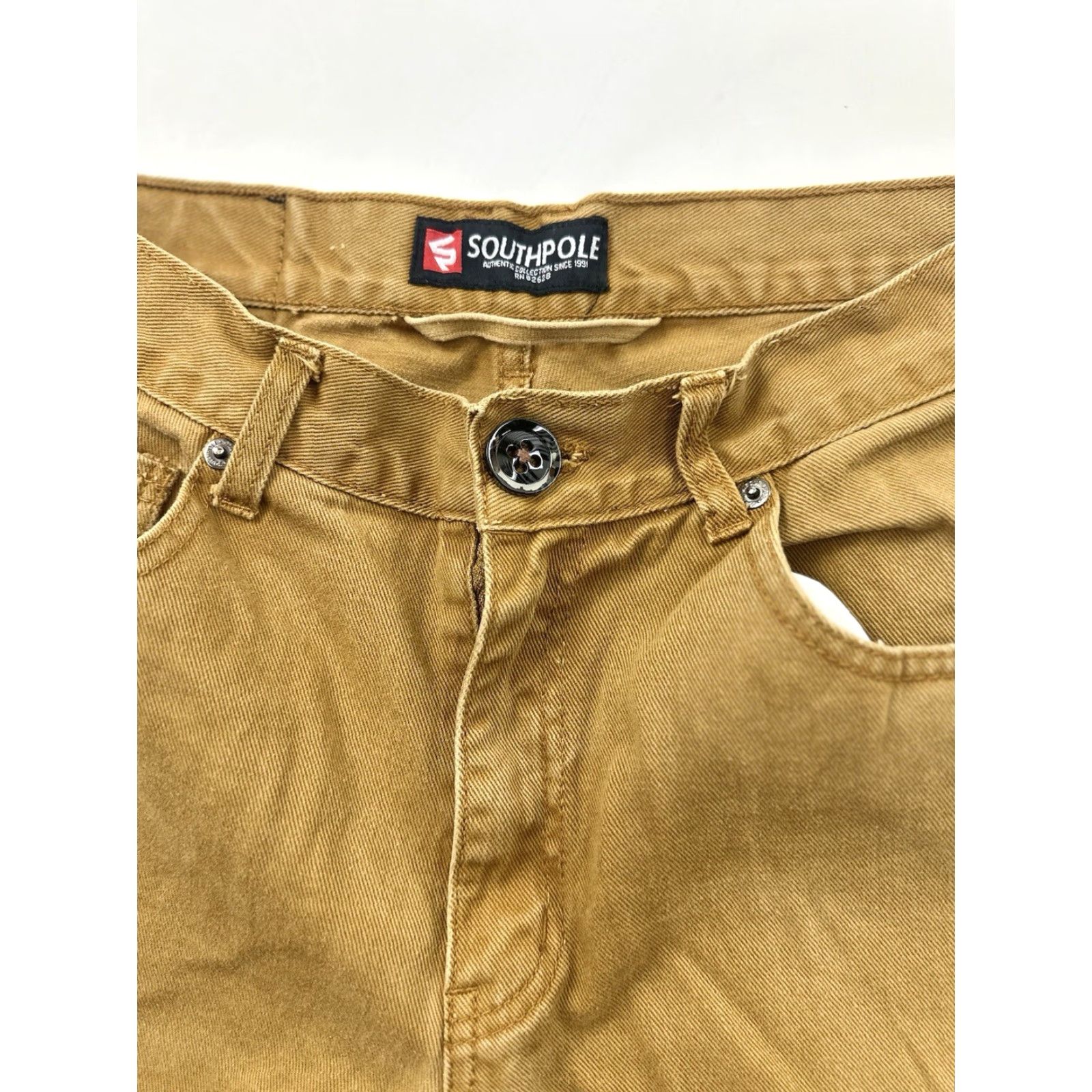 Southpole Southpole Jeans Men’s 32x28 Camel Brown Y2K Tag 34x30 Relaxed Straight Jeans Mens Brown 32 27 Inseam 34x30 Y2K Vintage? Size US 32 / EU 48 - 3 Thumbnail