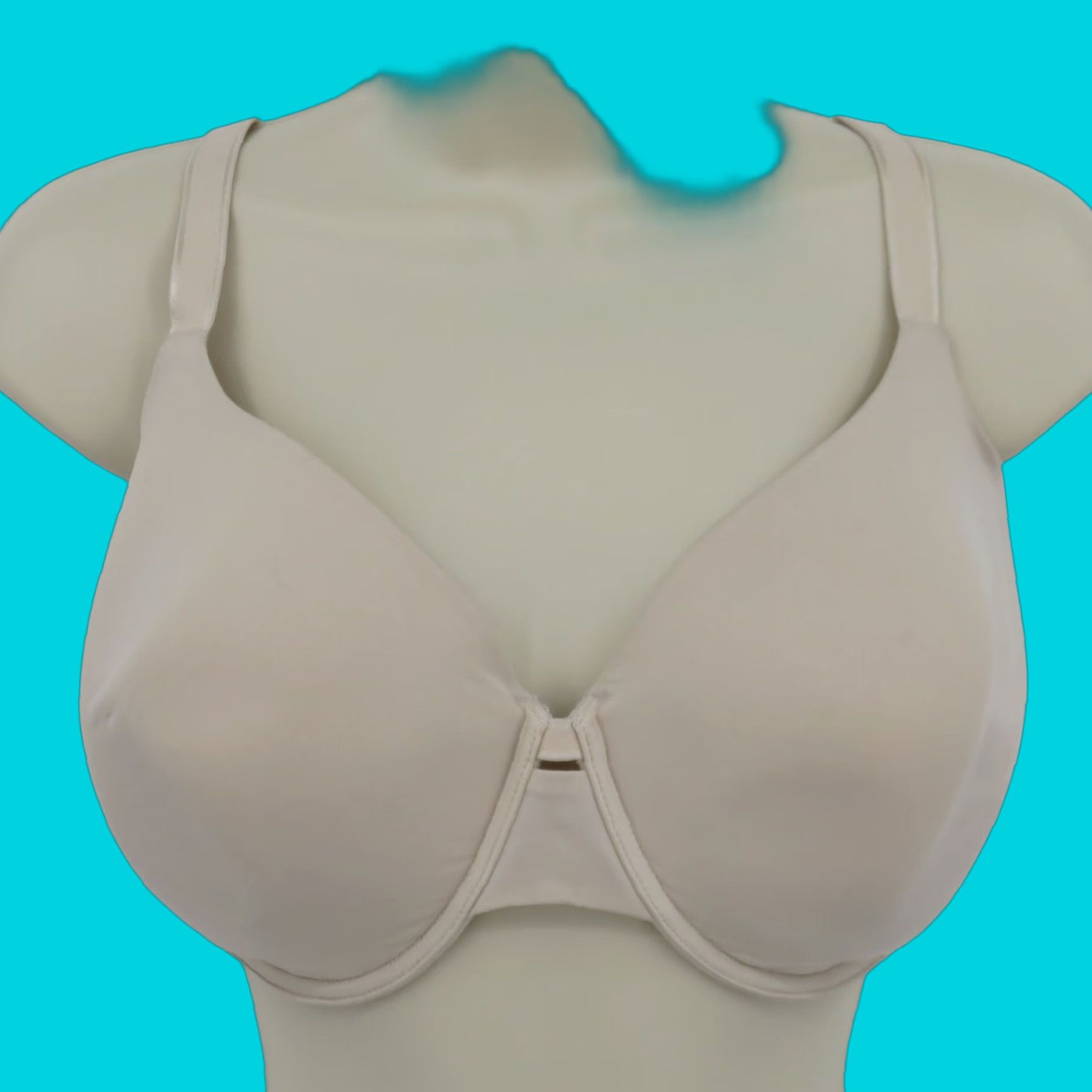 Vintage Warner's 40D Bra Beige Underwire Lightly Lined Convertible T-Shirt Bra Womens Lined Convertible Underwire TA2141A 40D Size ONE SIZE - 1 Thumbnail