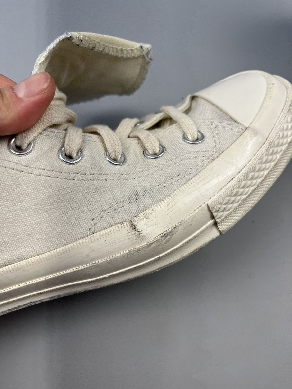 Comme des Garcons × Comme des Garcons PLAY × Converse Comme des Garçons PLAY x Converse High Steel Shoes CDG Size US 11 / EU 44 - 10 Thumbnail