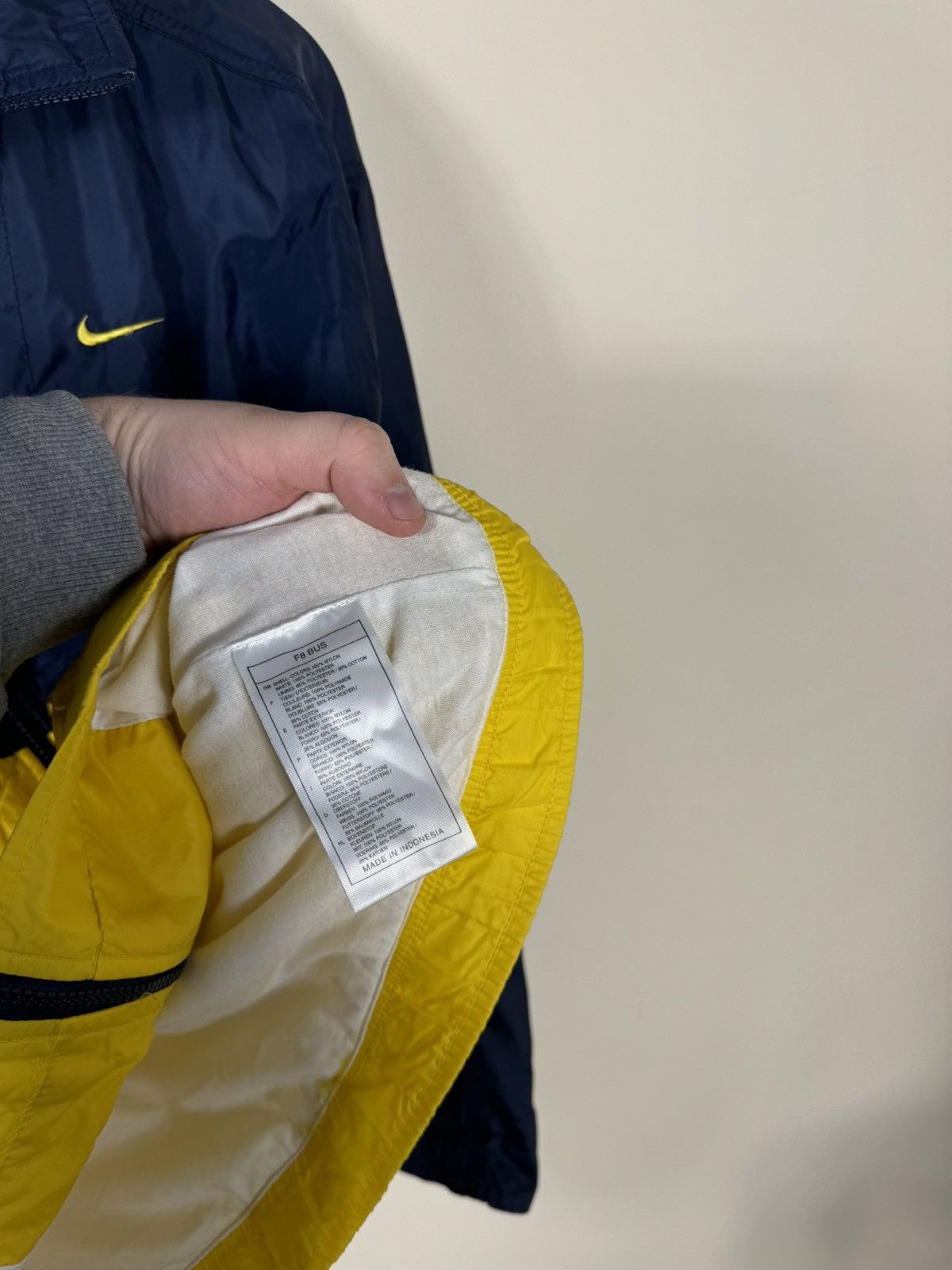 Nike × Vintage Nike Vintage 90s Track Jacket Oversized Size US S / EU 44-46 / 1 - 7 Thumbnail