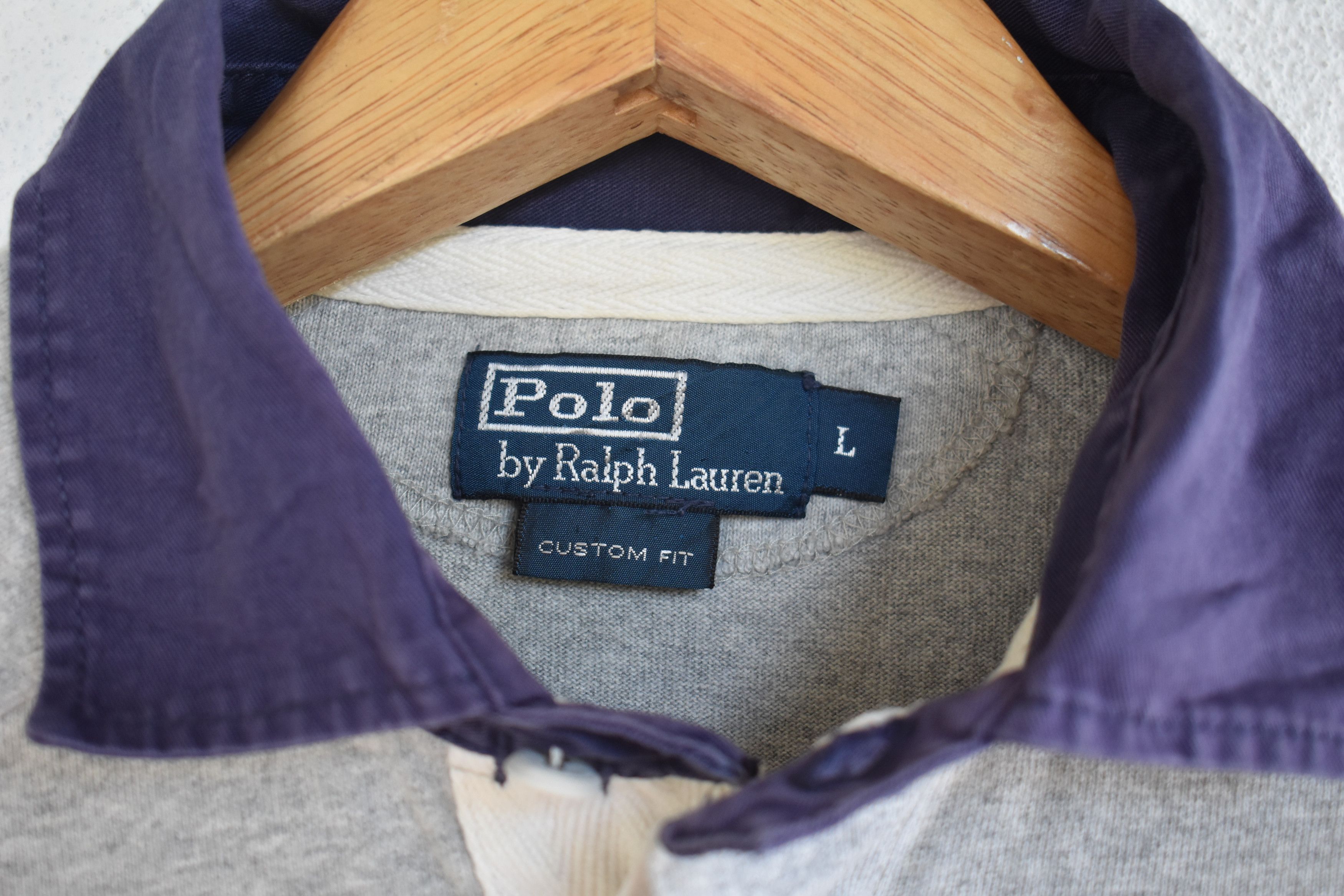 Polo Ralph Lauren × Vintage VINTAGE POLO RALPH LAURENT AMERICAN FLAG RUGBY 1990s Size US M / EU 48-50 / 2 - 2 Thumbnail