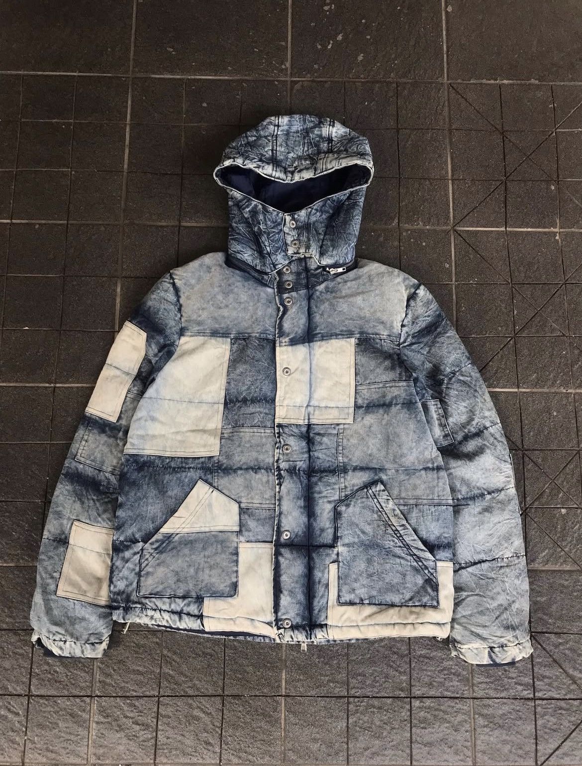Japanese brand Rings Dacron Jacket Patchwork