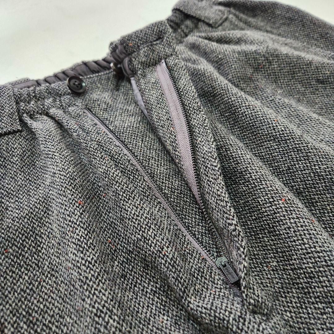 Yohji Yamamoto yohji yamamoto pour homme/cupra/wide tweed pants Size US 33 - 3 Thumbnail