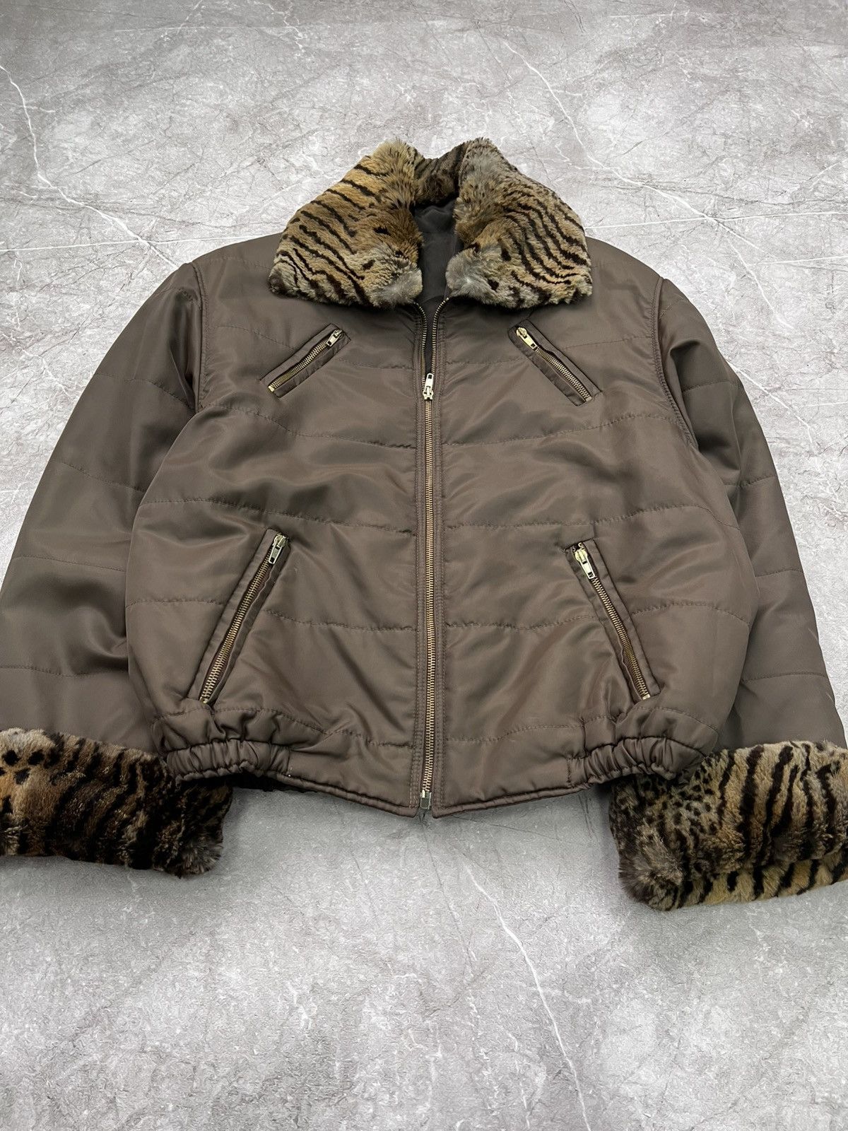 2000s Avant Garde If Six Was Nine Style Jacket fur Hood 90s