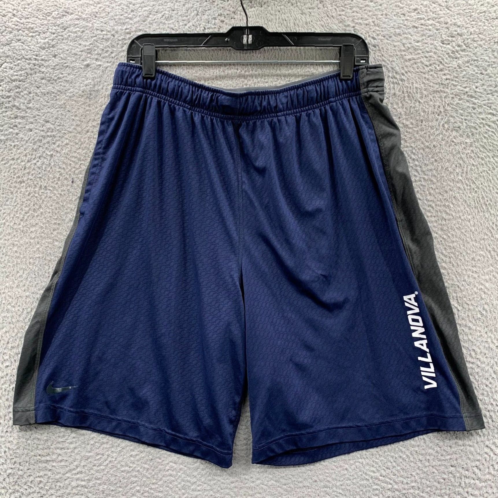 Nike Authentic NCAA Villanova Wildcats Basketball Fan Shorts for Men in Blue and Gray with Dri Fit Technology Size Large Grailed