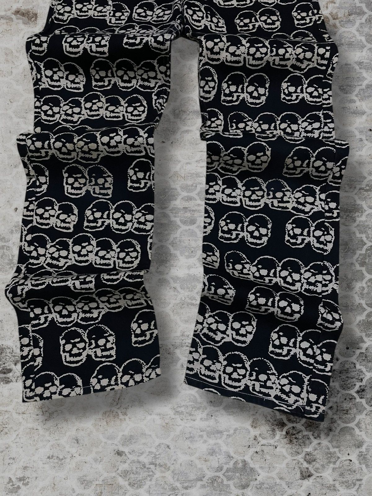 Hysteric Glamour Vintage Og Japan Designer Hysteric Glamour Skull Punk Pant Size US 28 / EU 44 - 3 Thumbnail