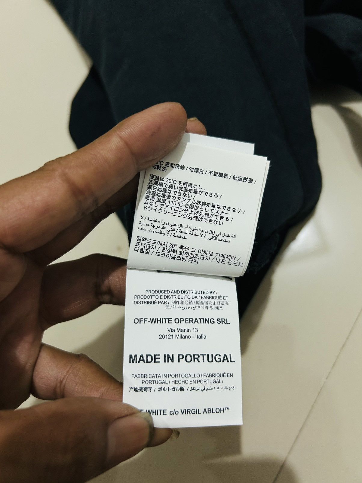 Off-White OFF-WHITE Hand Logo T-shirt Size US XL / EU 56 / 4 - 11 Thumbnail