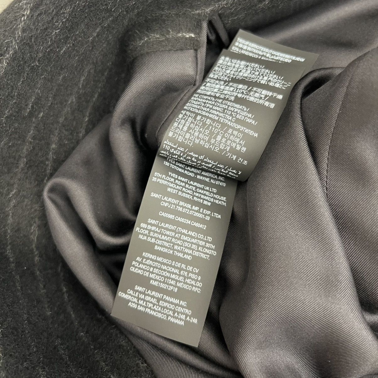 Saint Laurent Paris Saint Laurent Striped Overcoat in Large Size US L / EU 52-54 / 3 - 8 Thumbnail