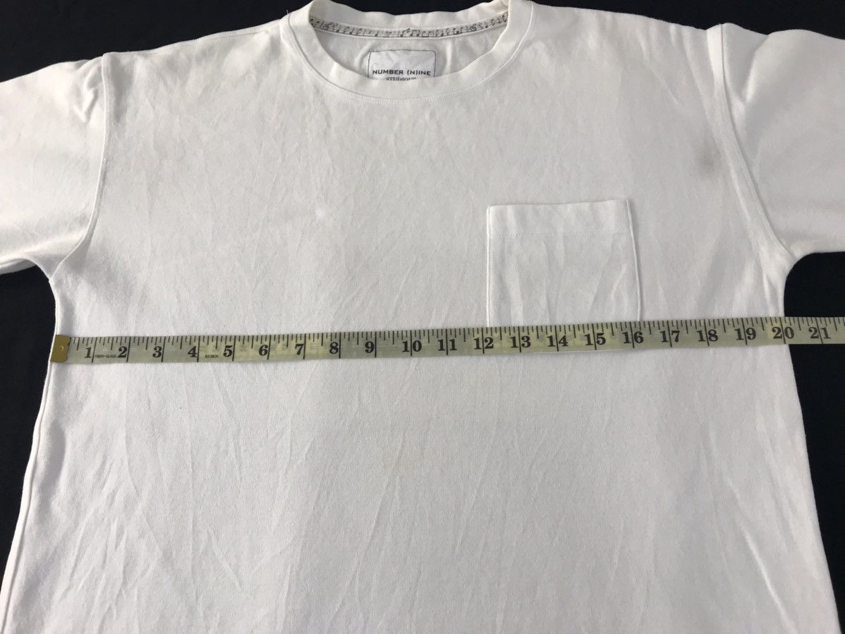 Number (N)ine Number (N)ine Studios Japanese Brand Plain Single Pocket Tee Size US M / EU 48-50 / 2 - 8 Thumbnail