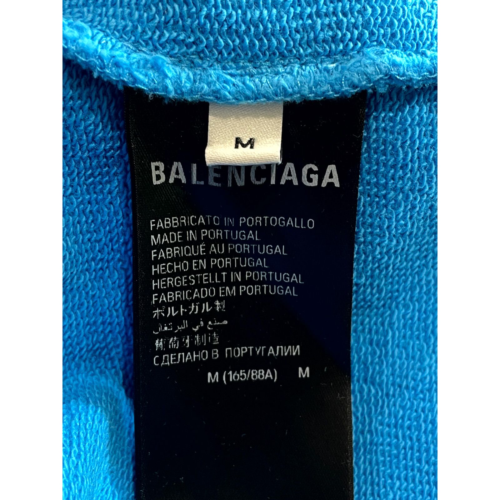 Balenciaga Balenciaga Pepsi Logo Azure Hoodie Size US M / EU 48-50 / 2 - 7 Thumbnail