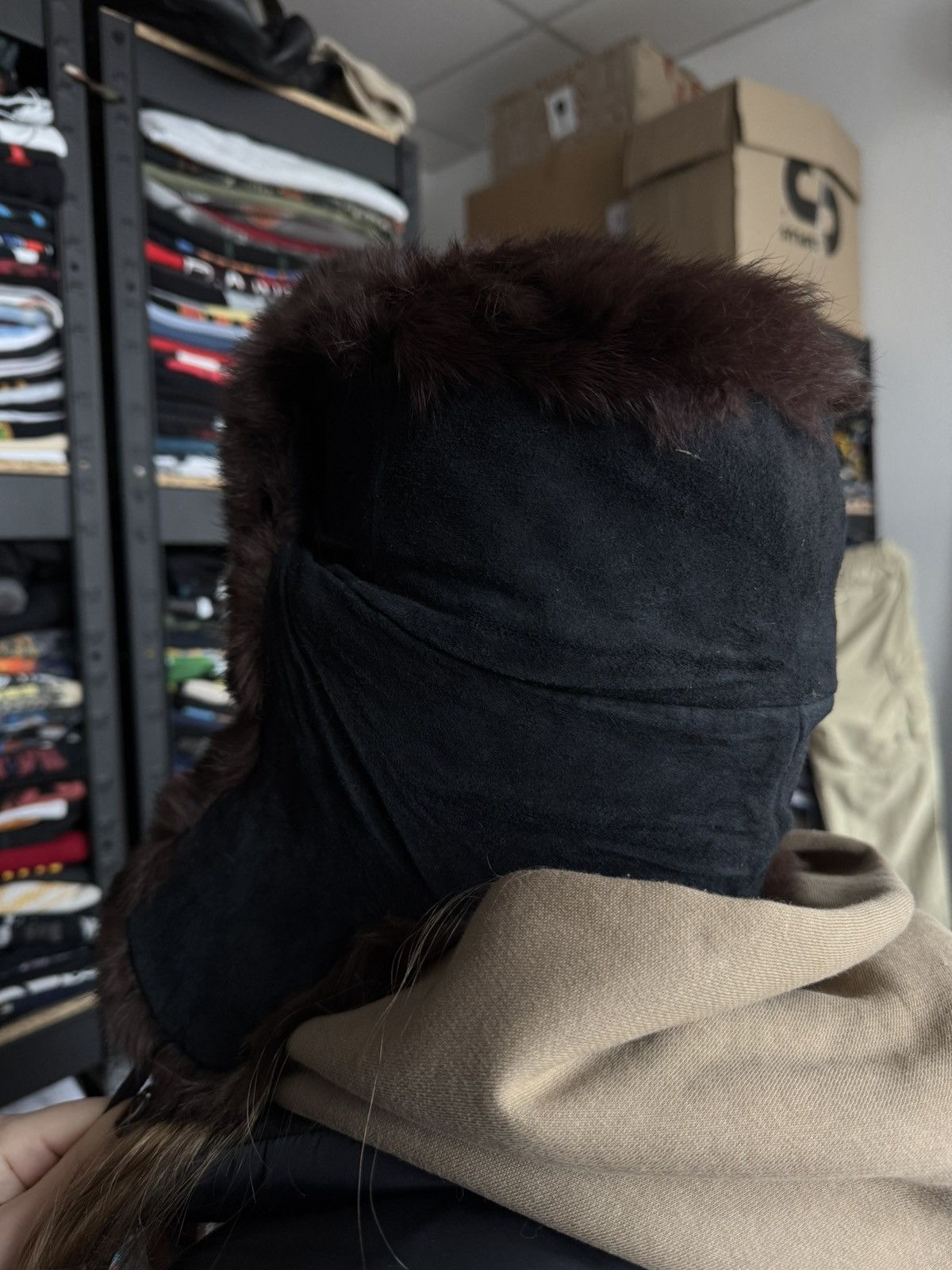 Japanese Brand VINTAGE USSR FUR HAT USHANKA RARE 80-90s Size ONE SIZE - 10 Thumbnail